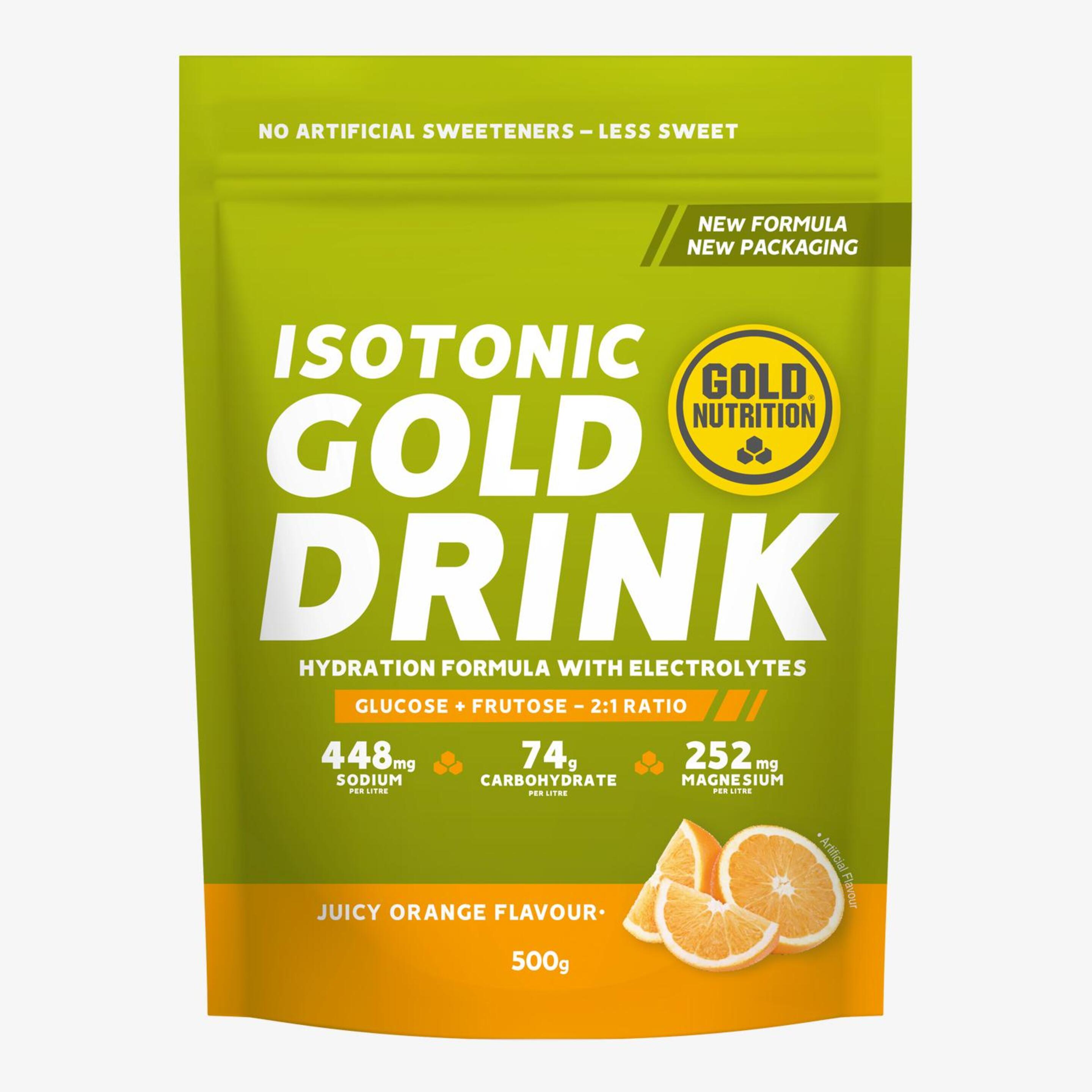GoldNutrition Isotónica Limón 500g - Bebida Isotónica
