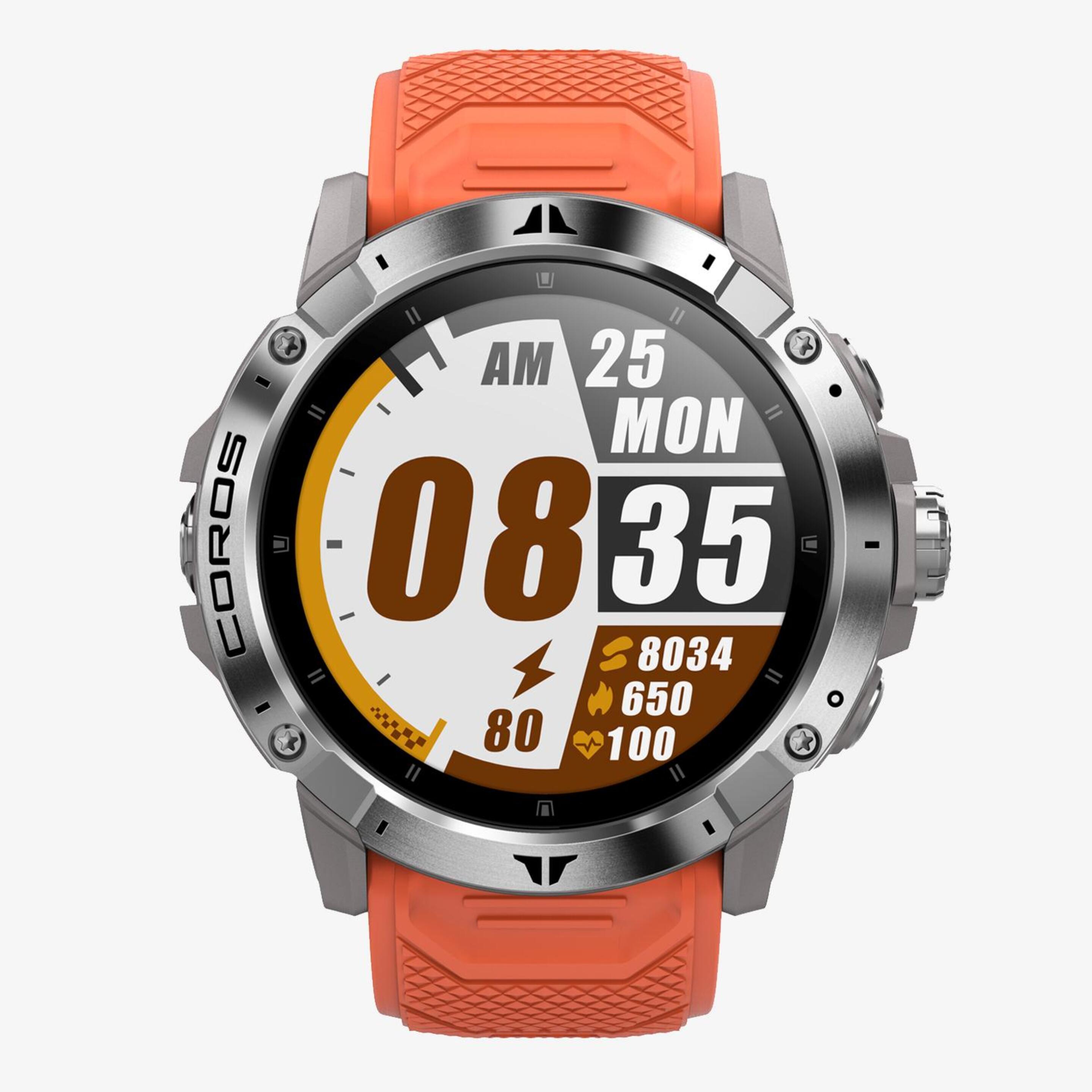 Coros Vertix 2 - Laranja - Smartwatch Running | Sport Zone MKP