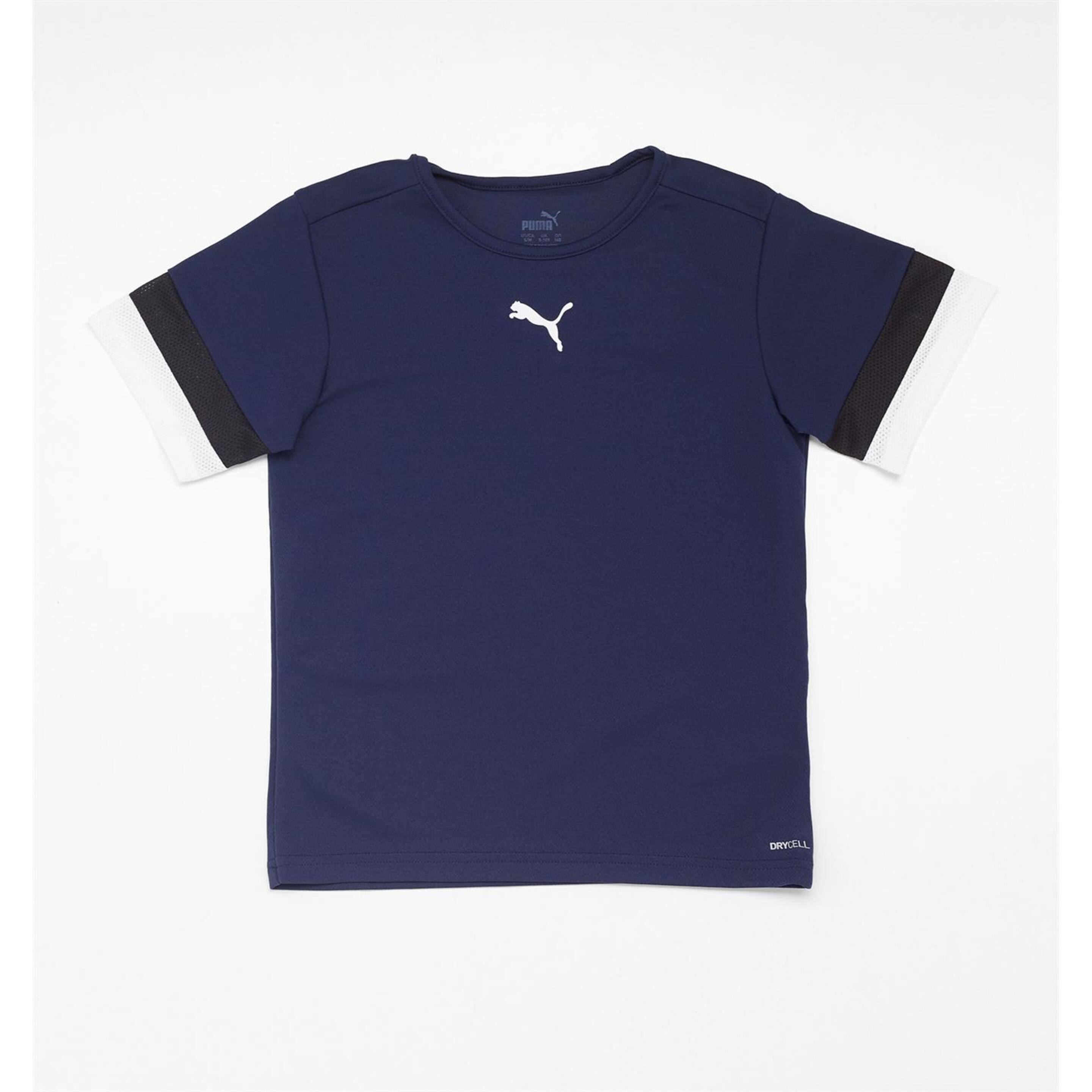 Puma Team Rise - azul - T-shirt Futebol Rapaz