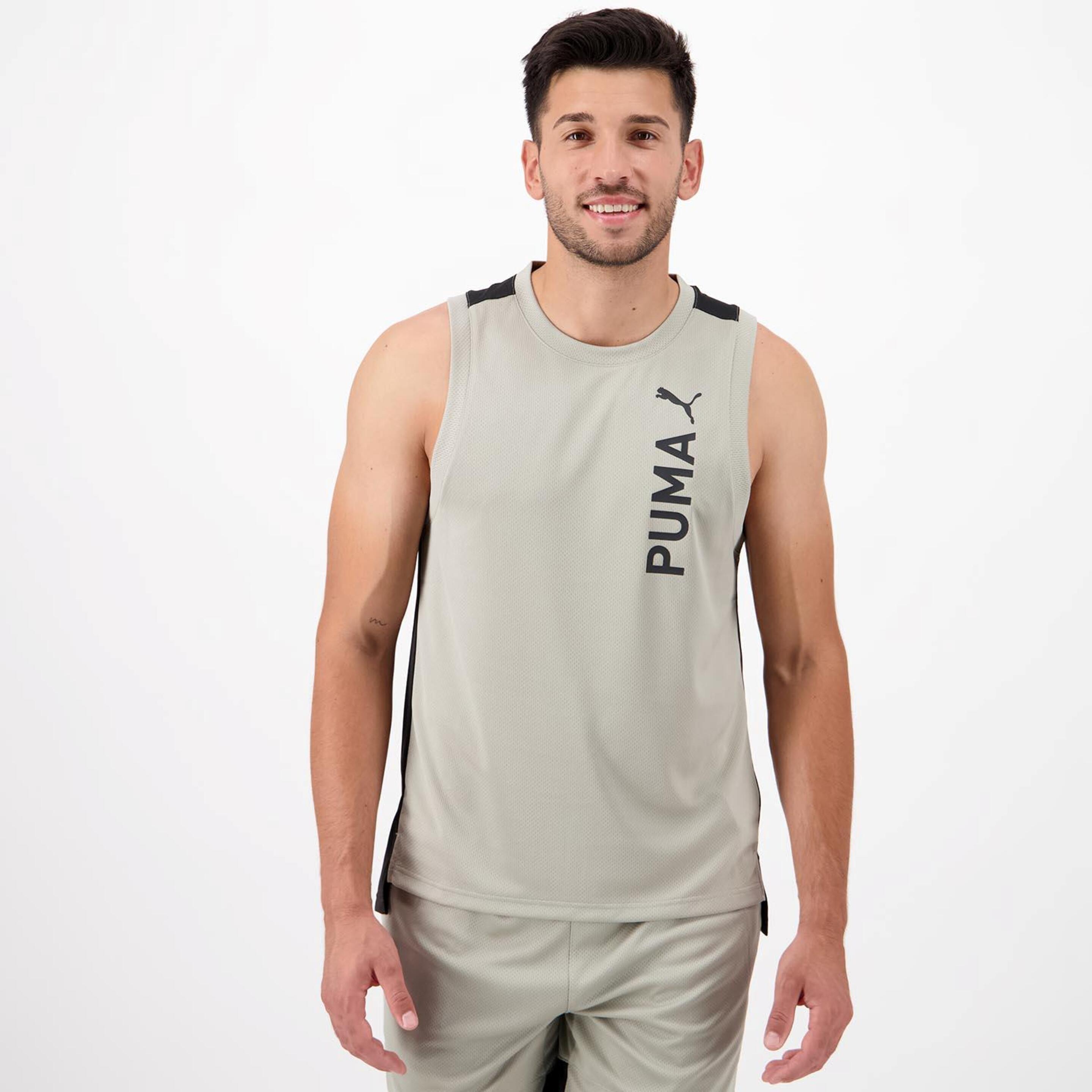 Puma Ultrabreathe - verde - Camiseta Running Hombre