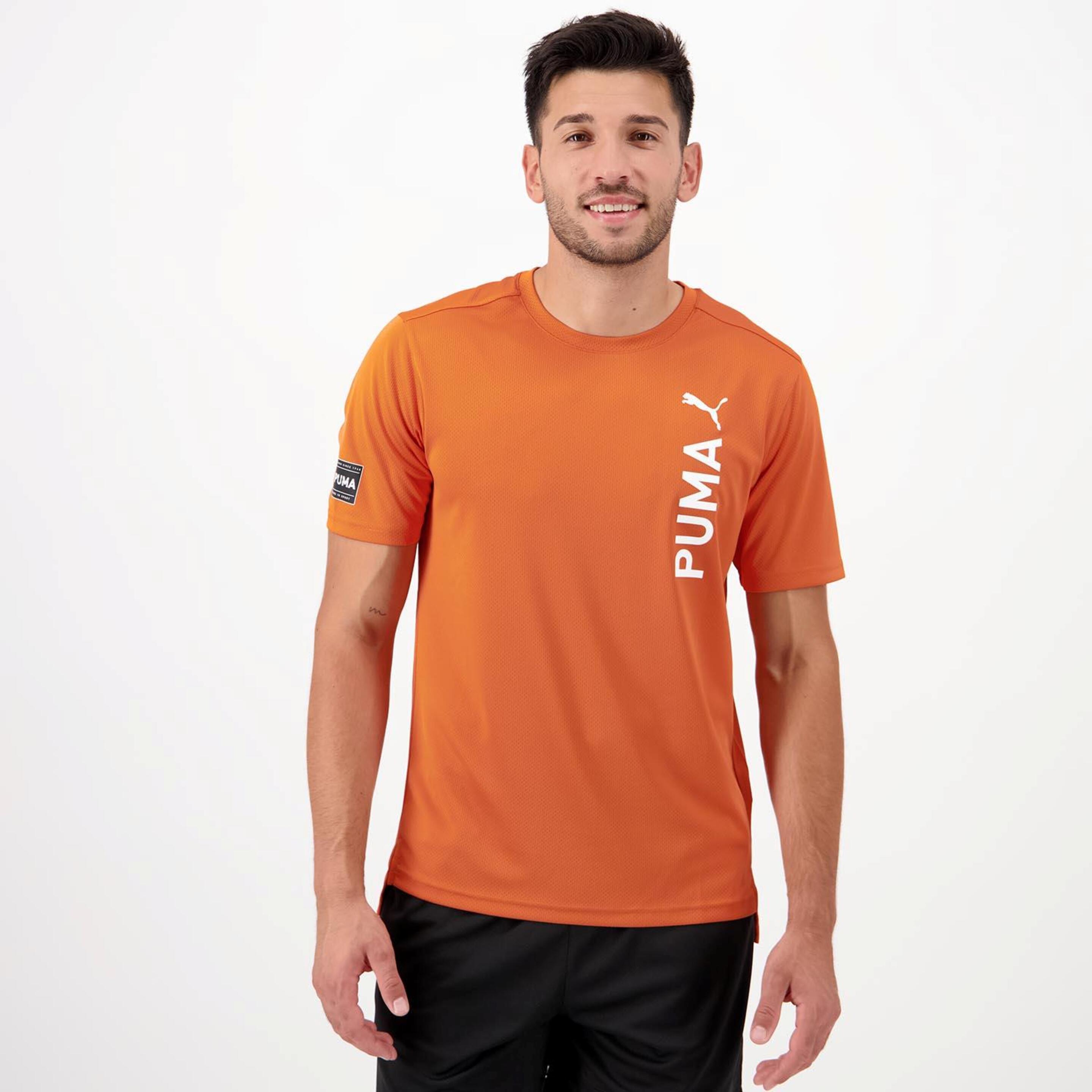 Puma Ultrabreathe - naranja - Camiseta Running Hombre
