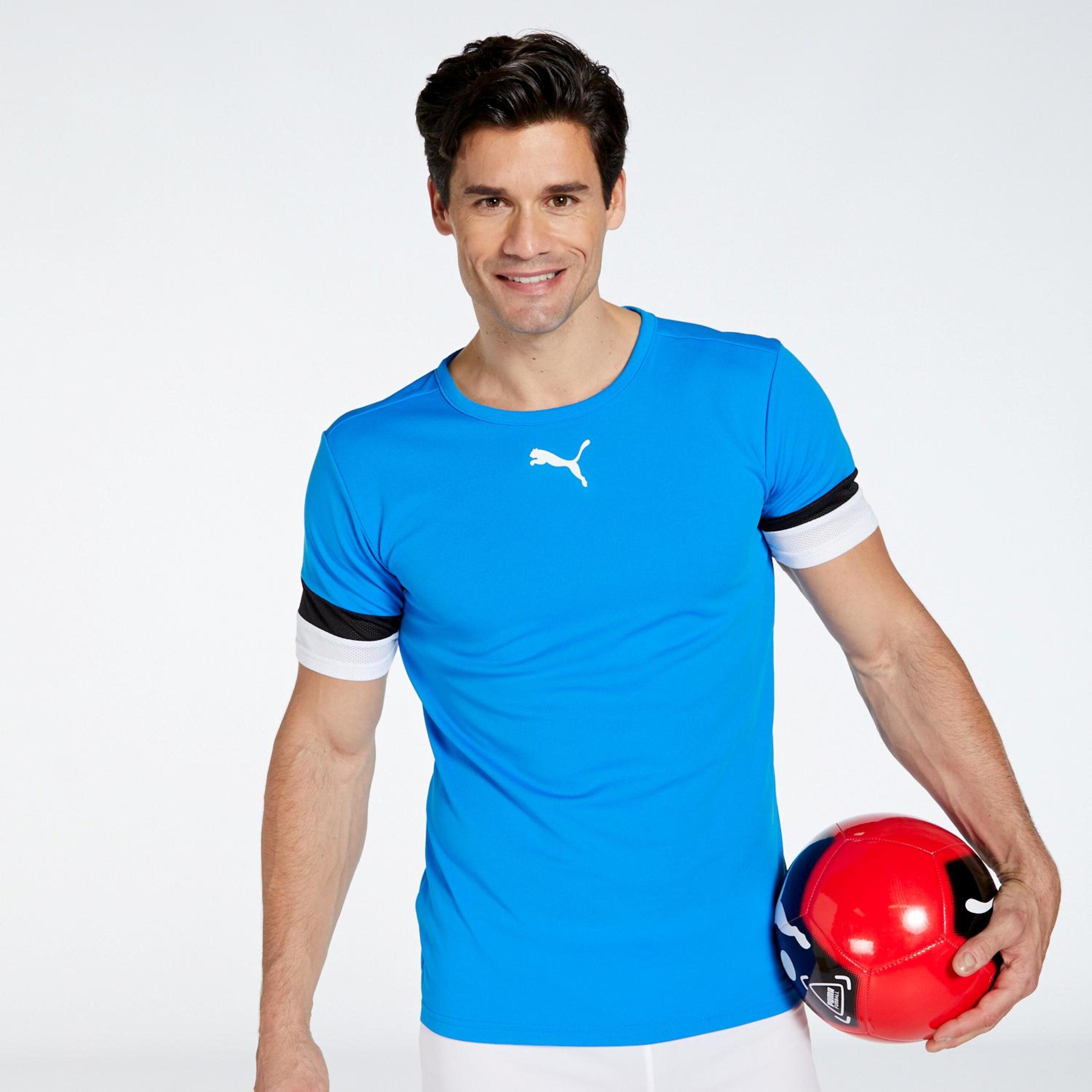 Puma Team Rise - azul - Camiseta Fútbol Hombre