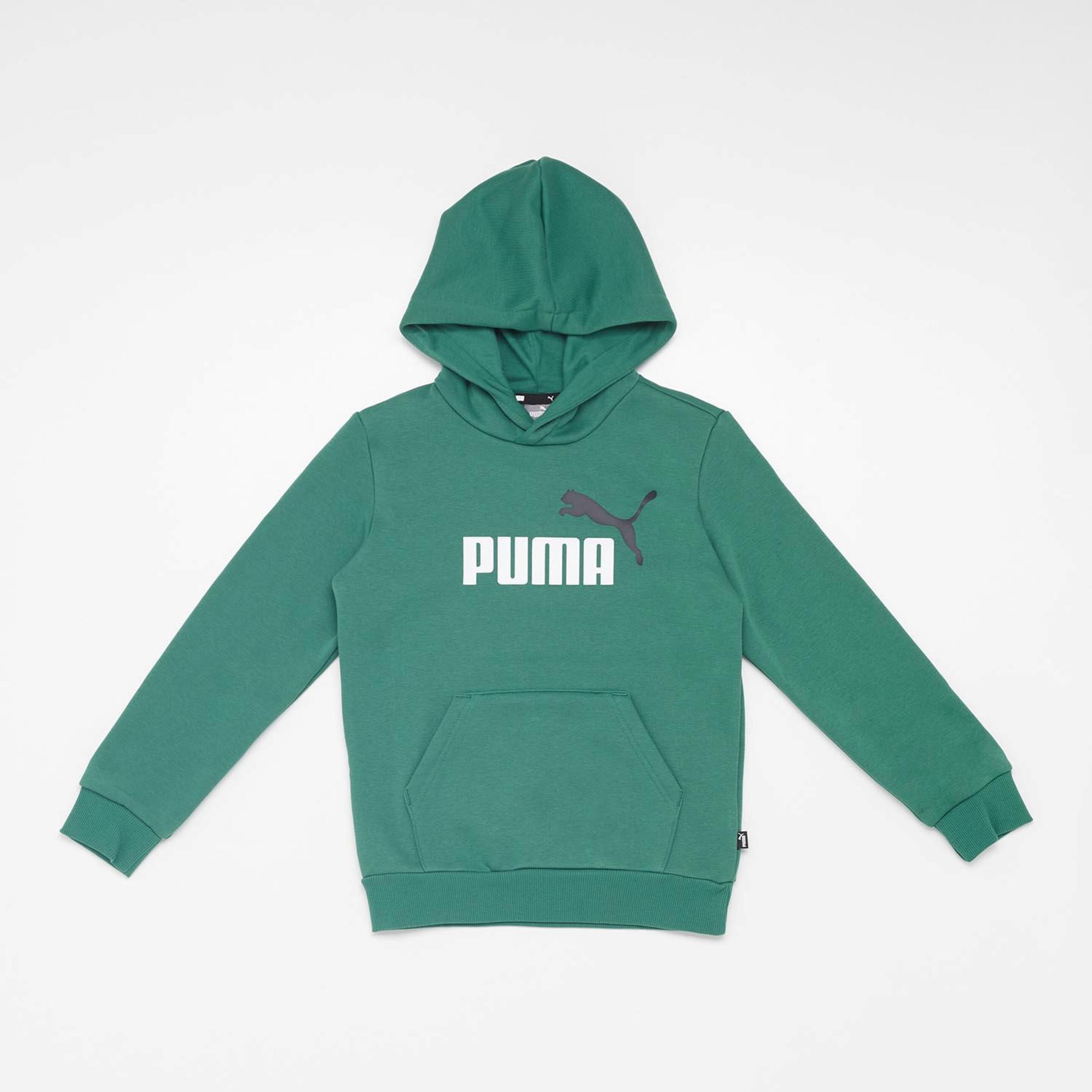 Sweatshirt PUMA - Verde - Sweatshirt Capuz Rapaz | Sport Zone