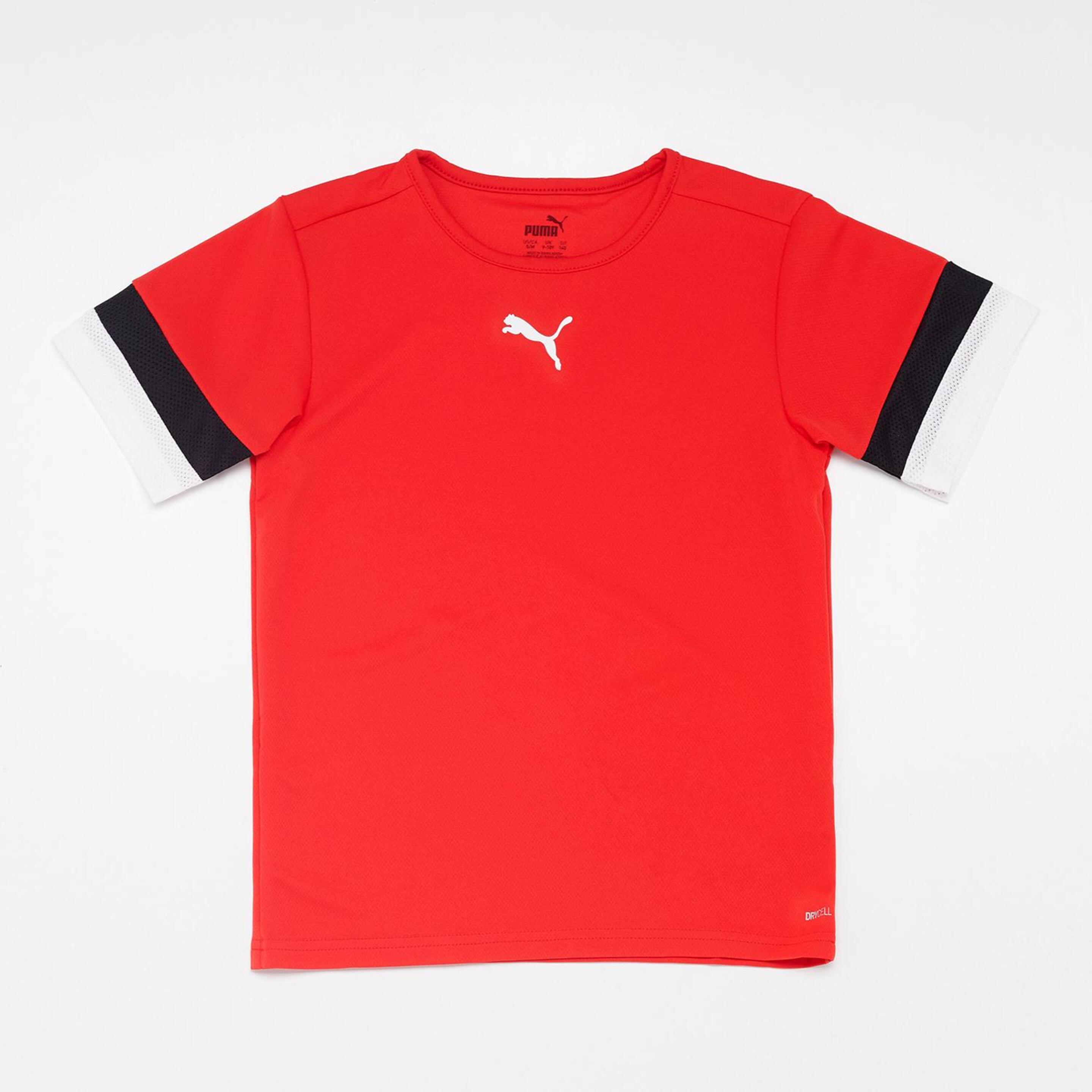 Puma Team Rise - rojo - T-shirt Futebol Homem
