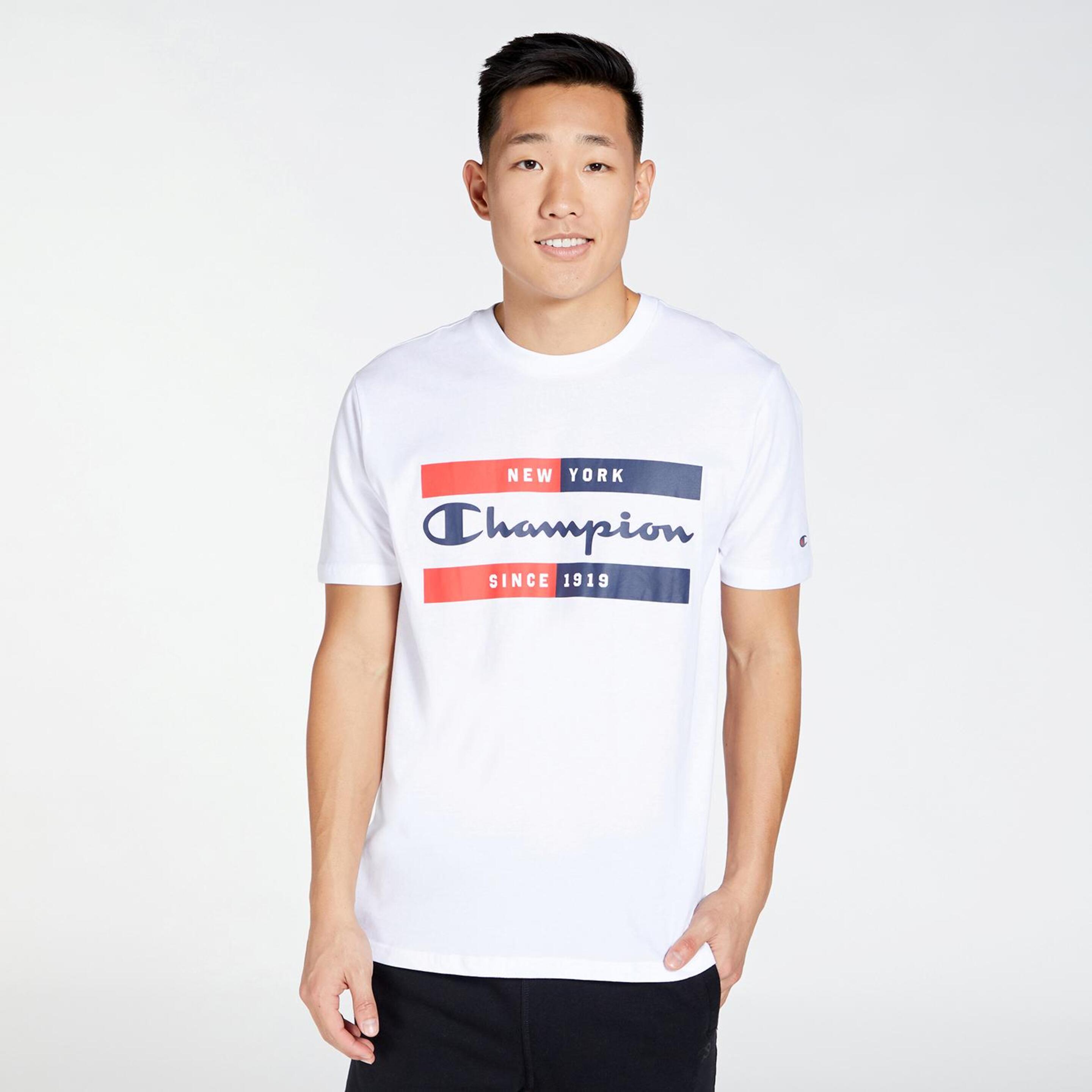 Camiseta Champion - blanco - Camiseta Hombre