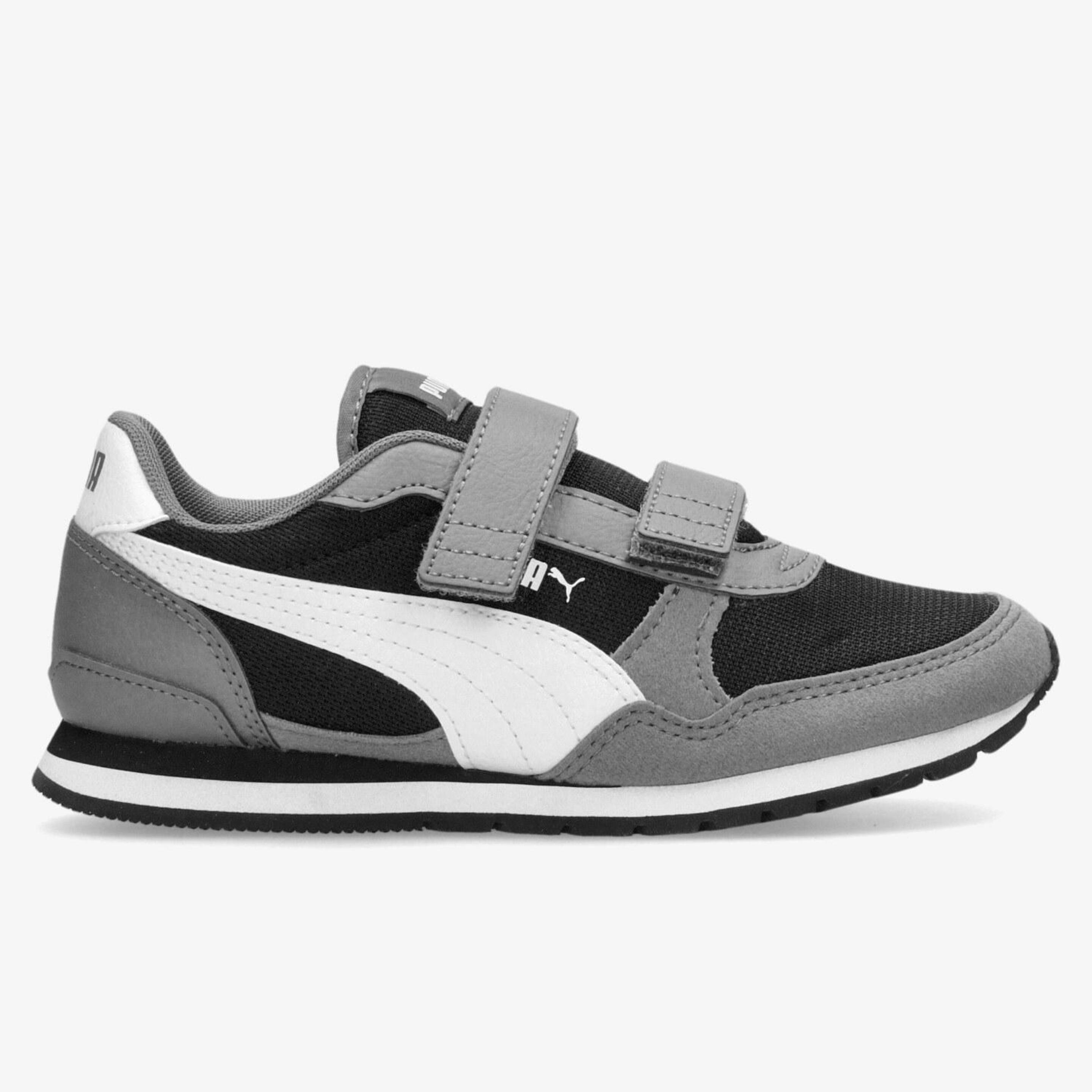 Puma Stt Runner V3 - gris - Sapatilhas Velcro Menino