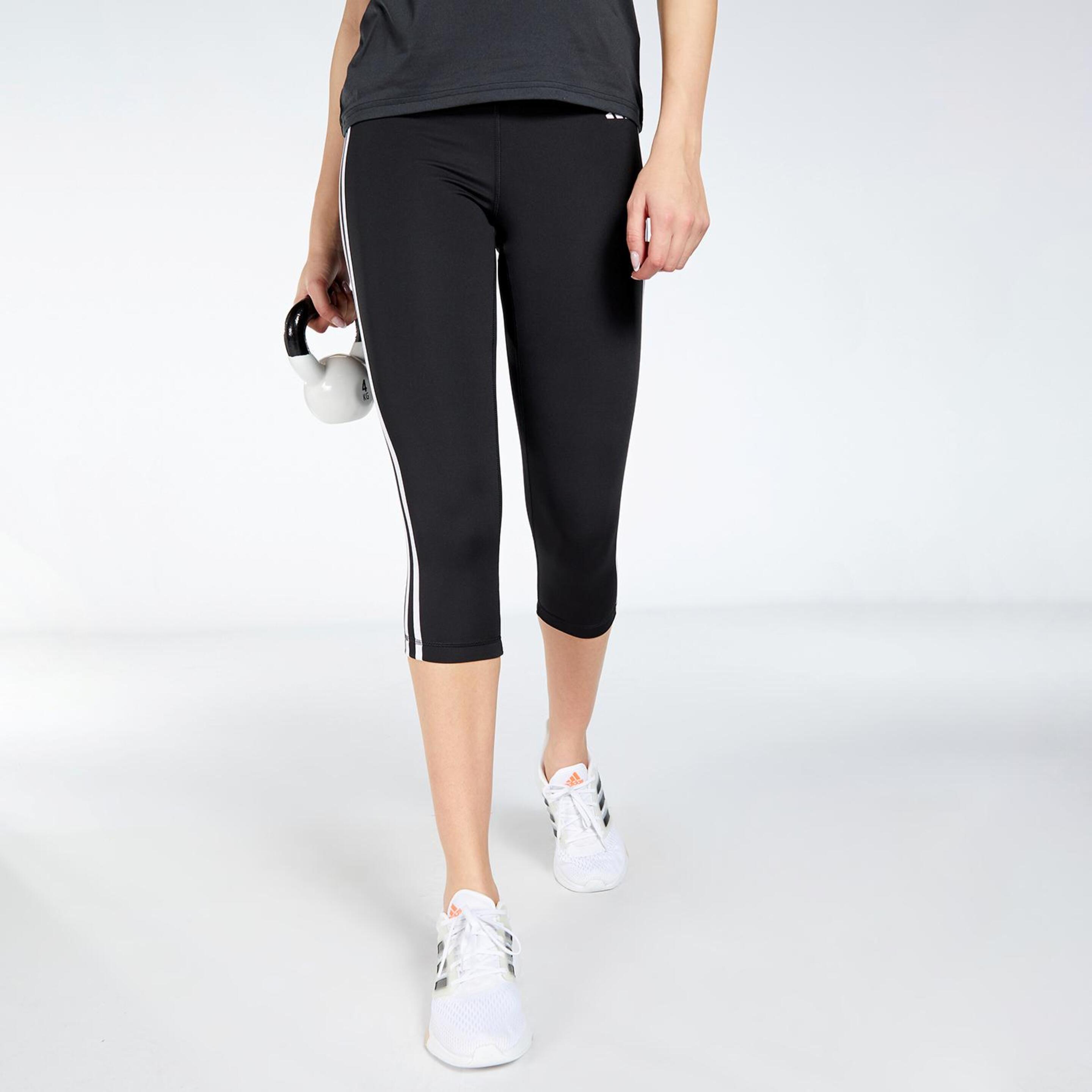 adidas 3s - negro - Mallas Fitness Mujer