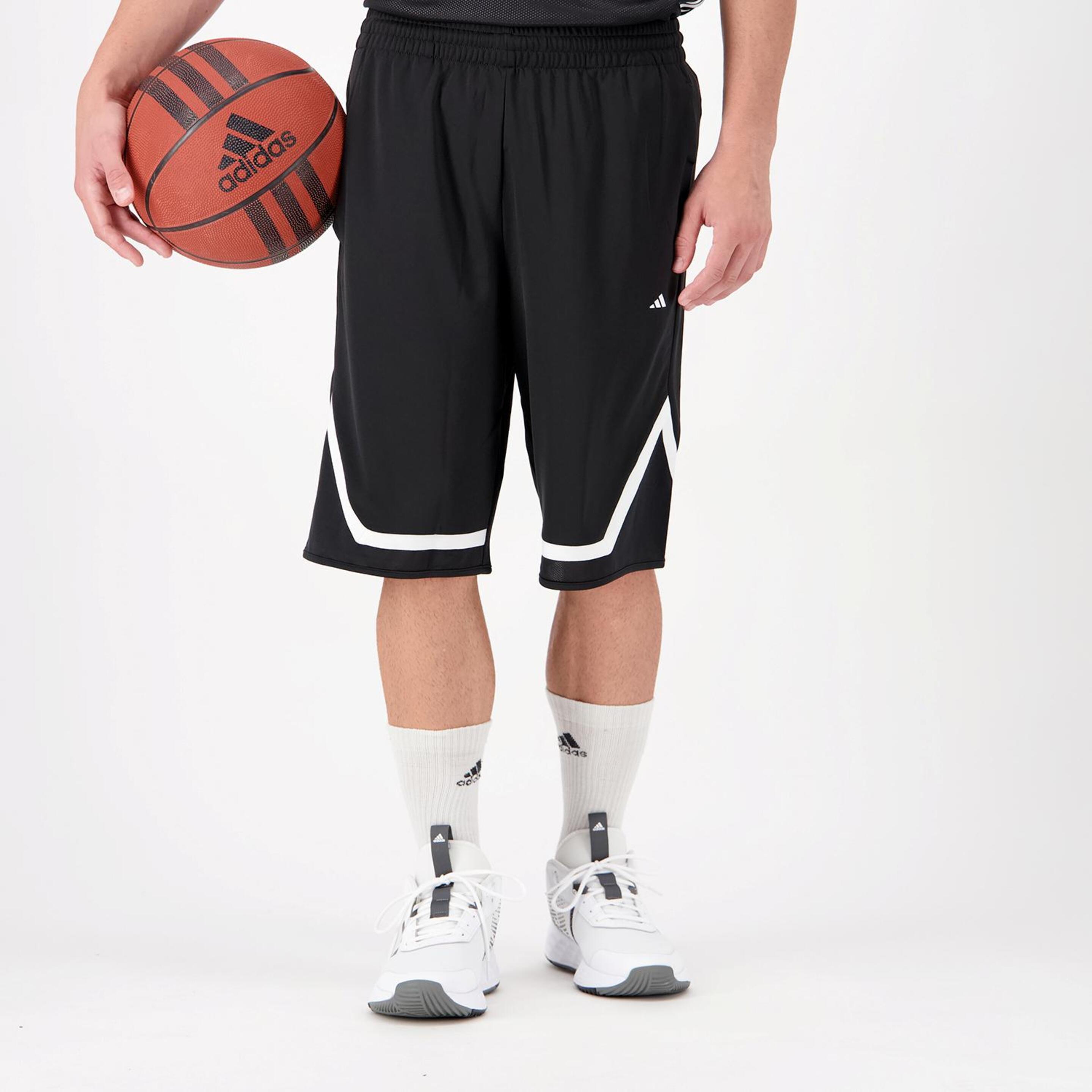 adidas Pro - negro - Pantalón Baloncesto Hombre