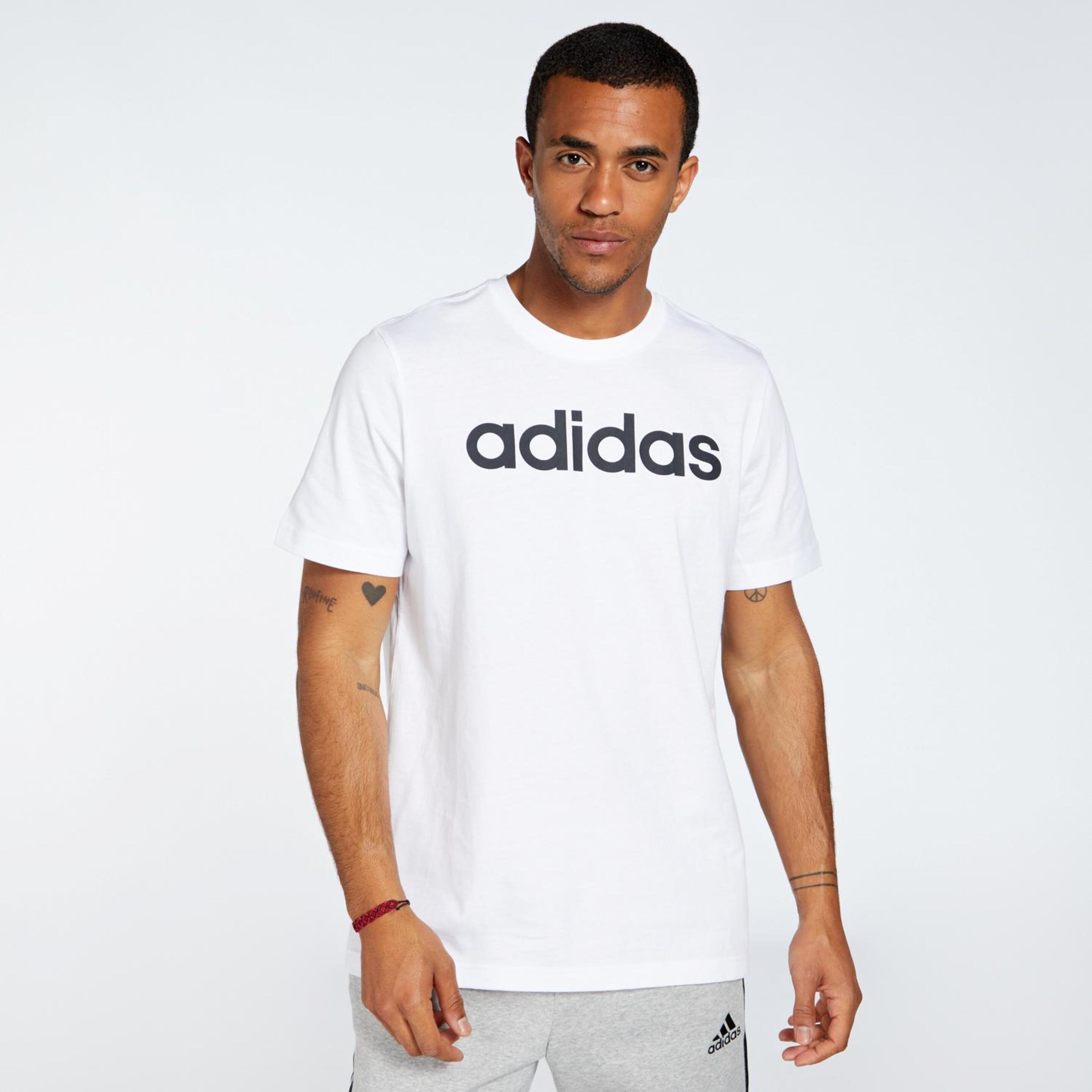 adidas Linear - blanco - Camiseta Hombre