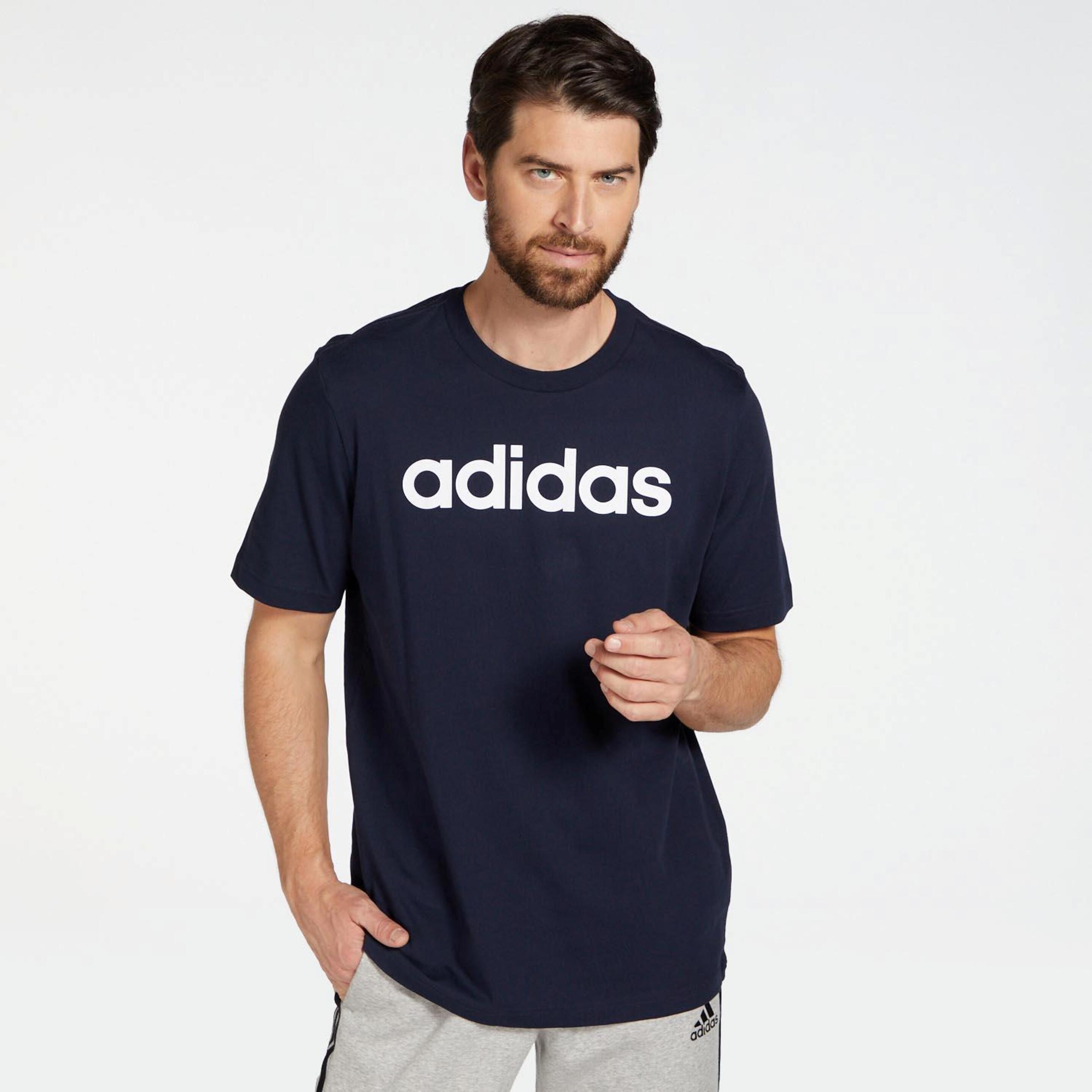 adidas Linear - azul - Camiseta Hombre