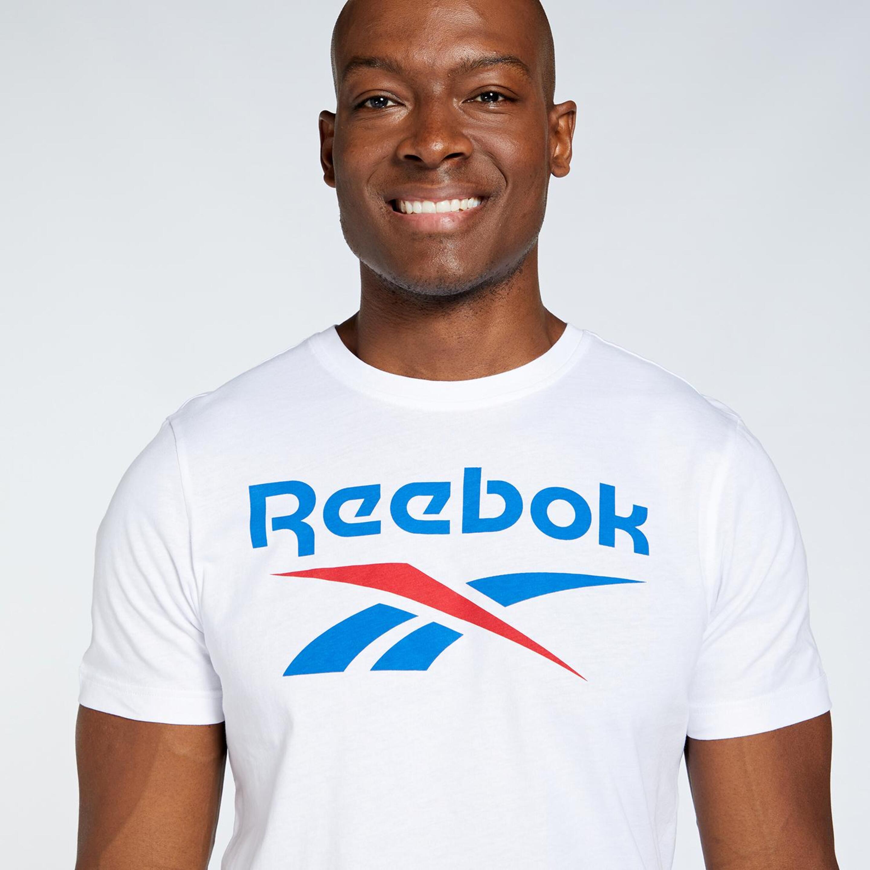Camiseta Reebok - Blanco - Camiseta Hombre