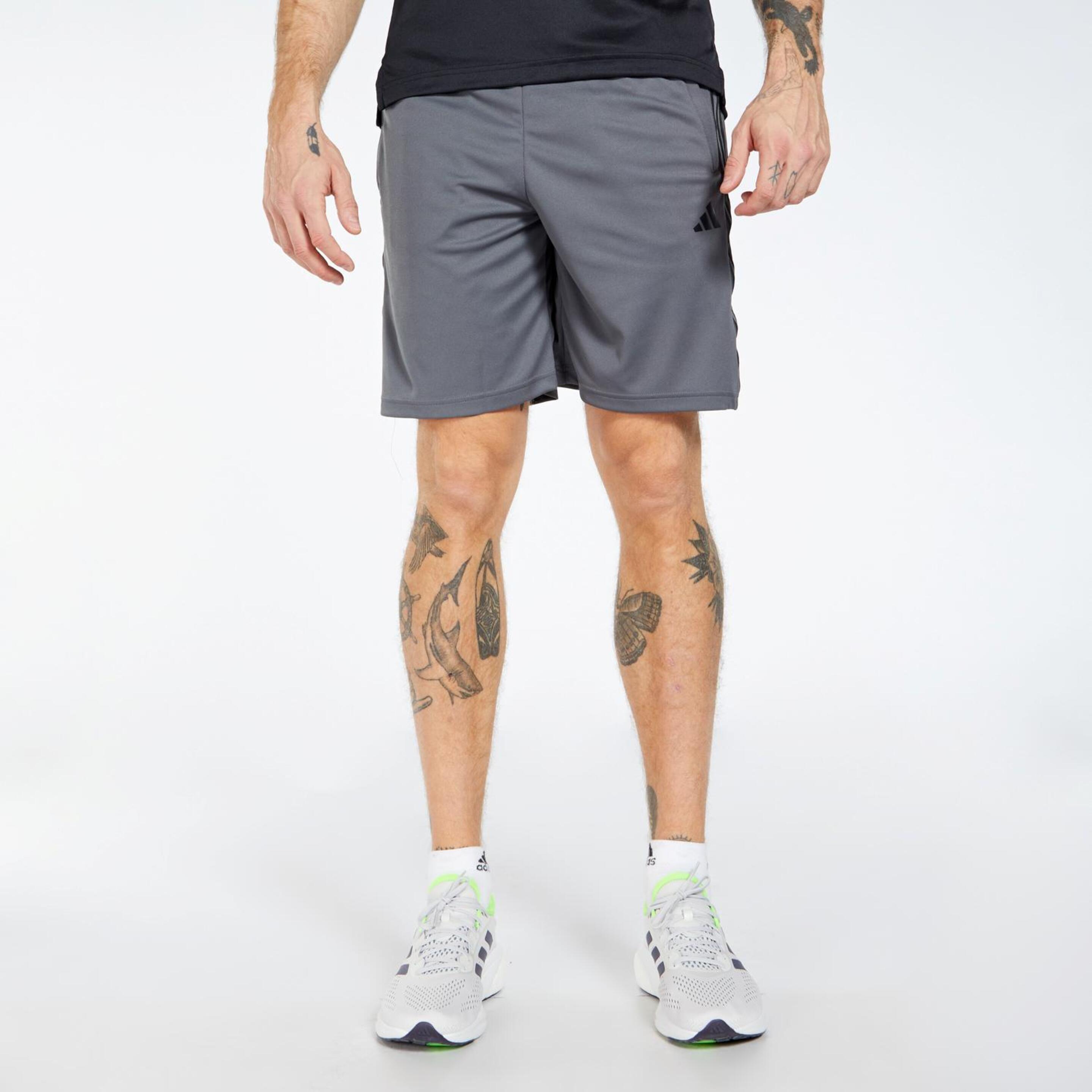 adidas Training 9´ - gris - Pantalón Running Hombre