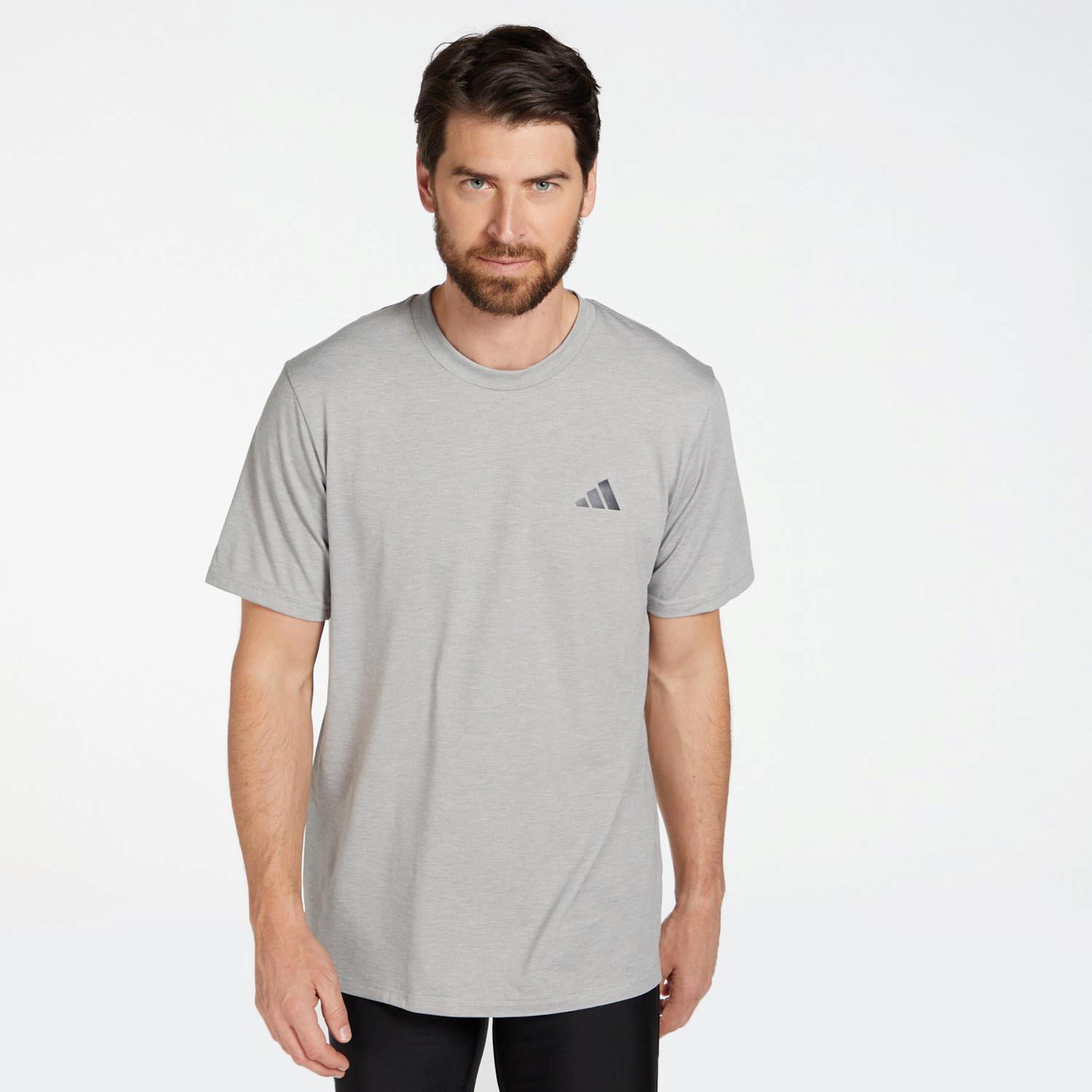adidas Training - gris - Camiseta Running Hombre