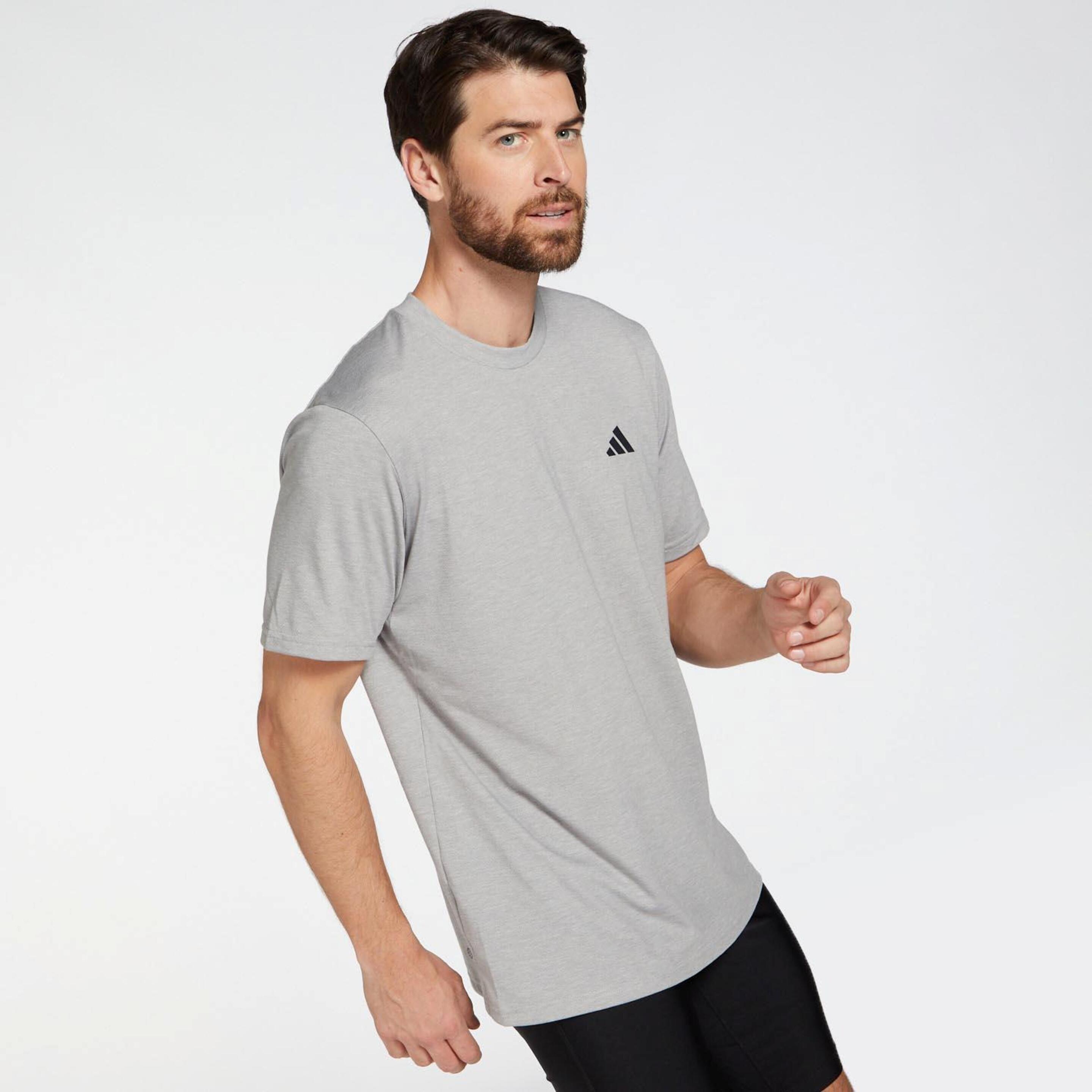 adidas Training - Gris - Camiseta Running Hombre  | Sprinter