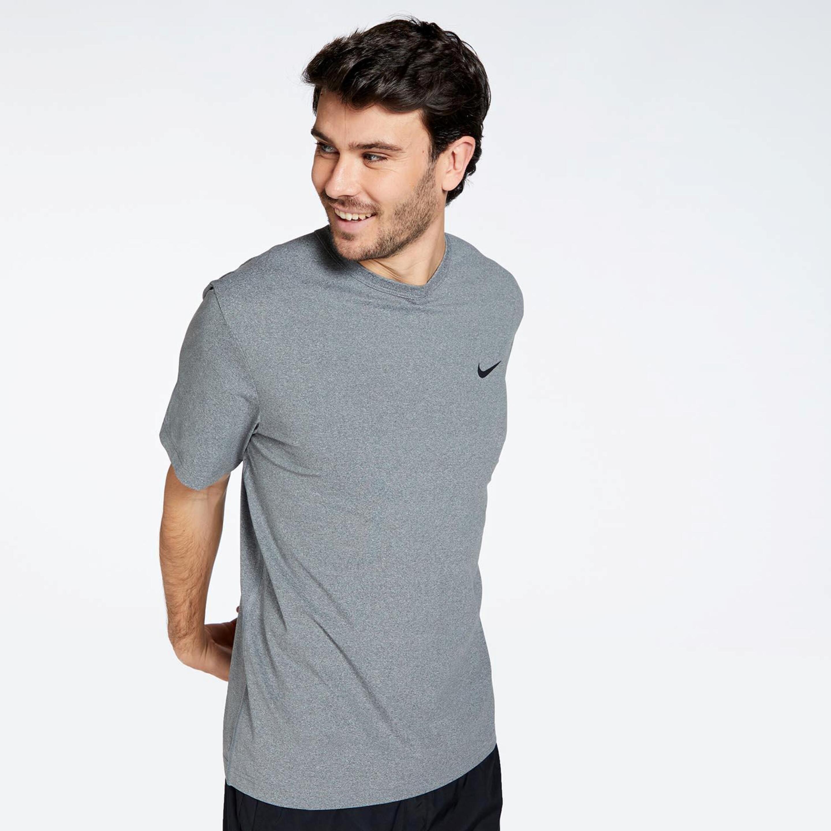 Nike Hyverse - Gris - Camiseta Running Hombre