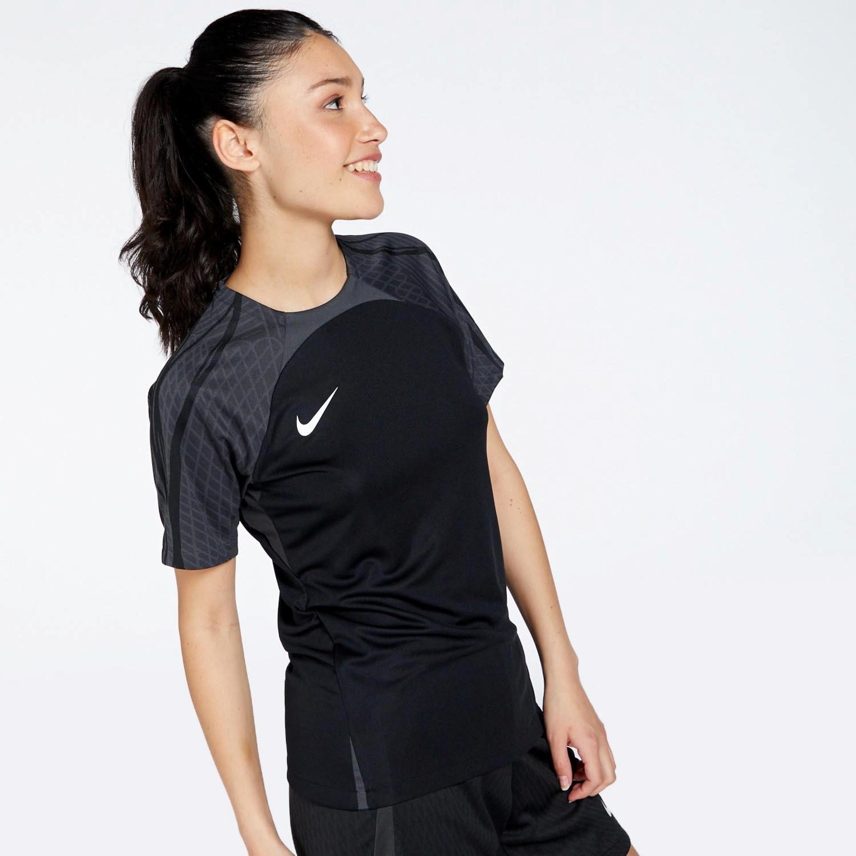 Nike Strike - Negro - Camiseta Fútbol Mujer