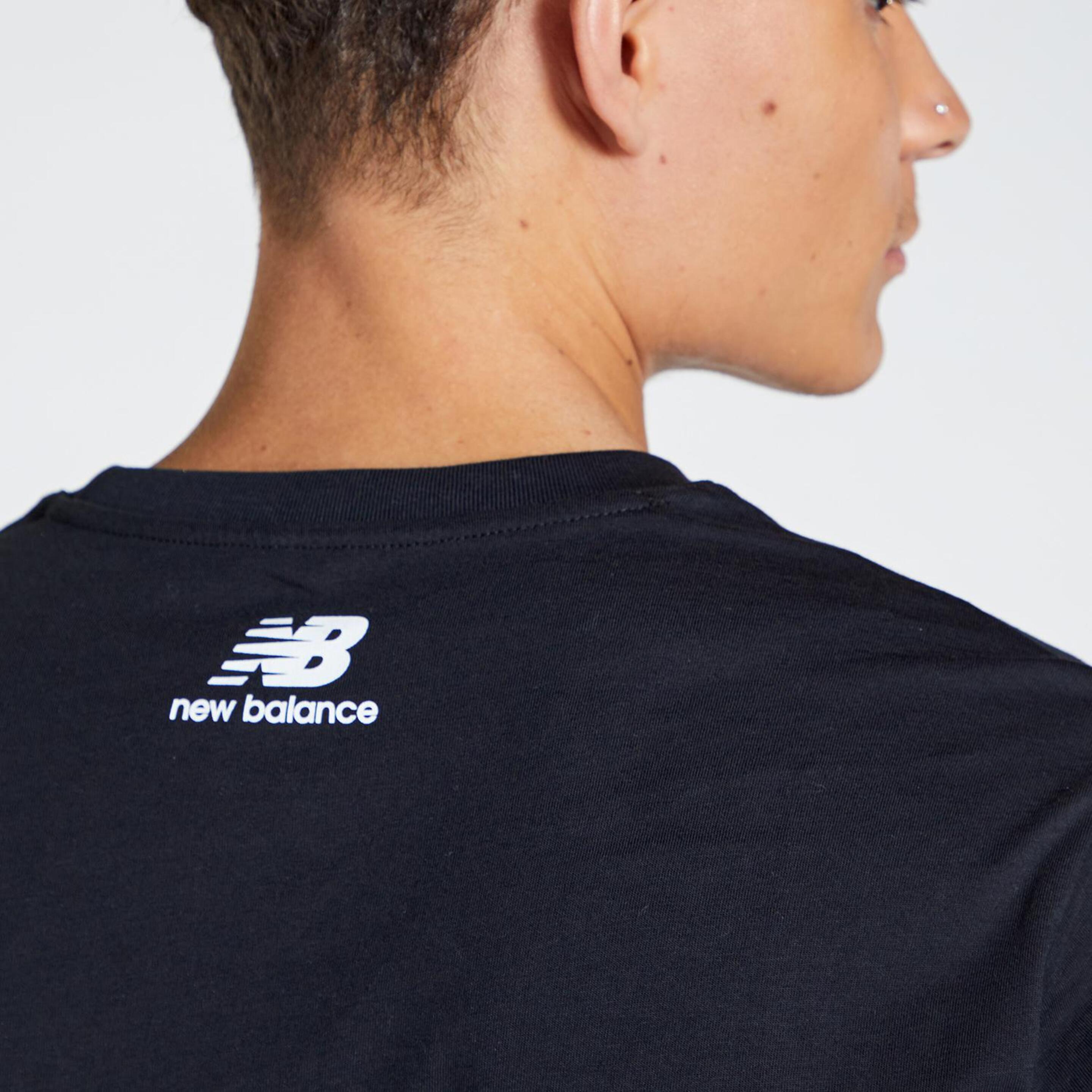 New Balance Frame - Preto - T-shirt Homem | Sport Zone