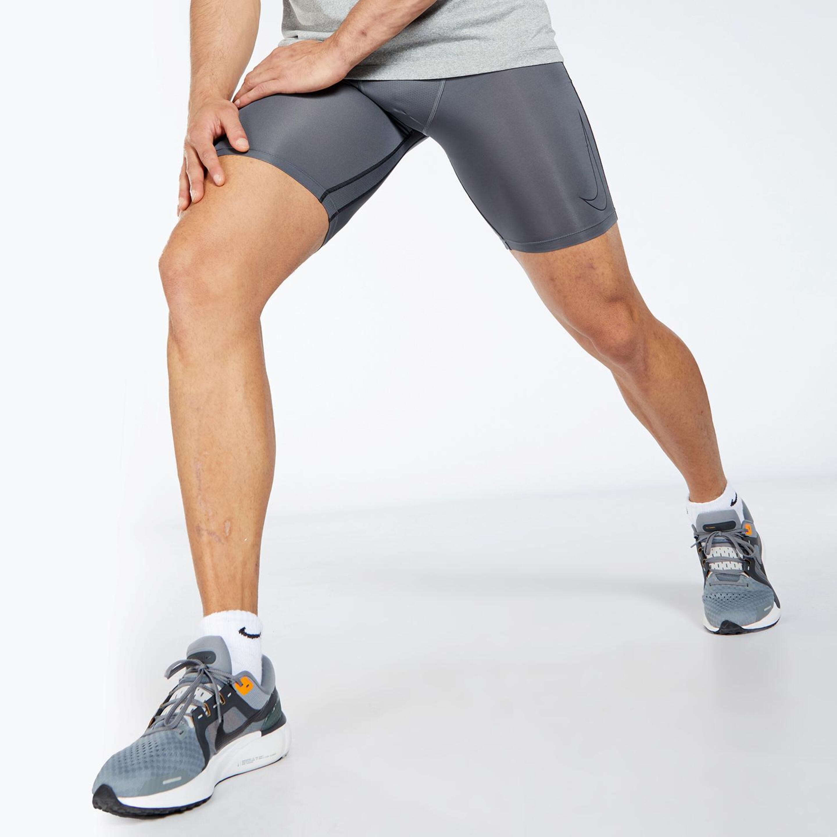 Nike Pro Dri-FIT - Gris - Mallas Compresión Hombre