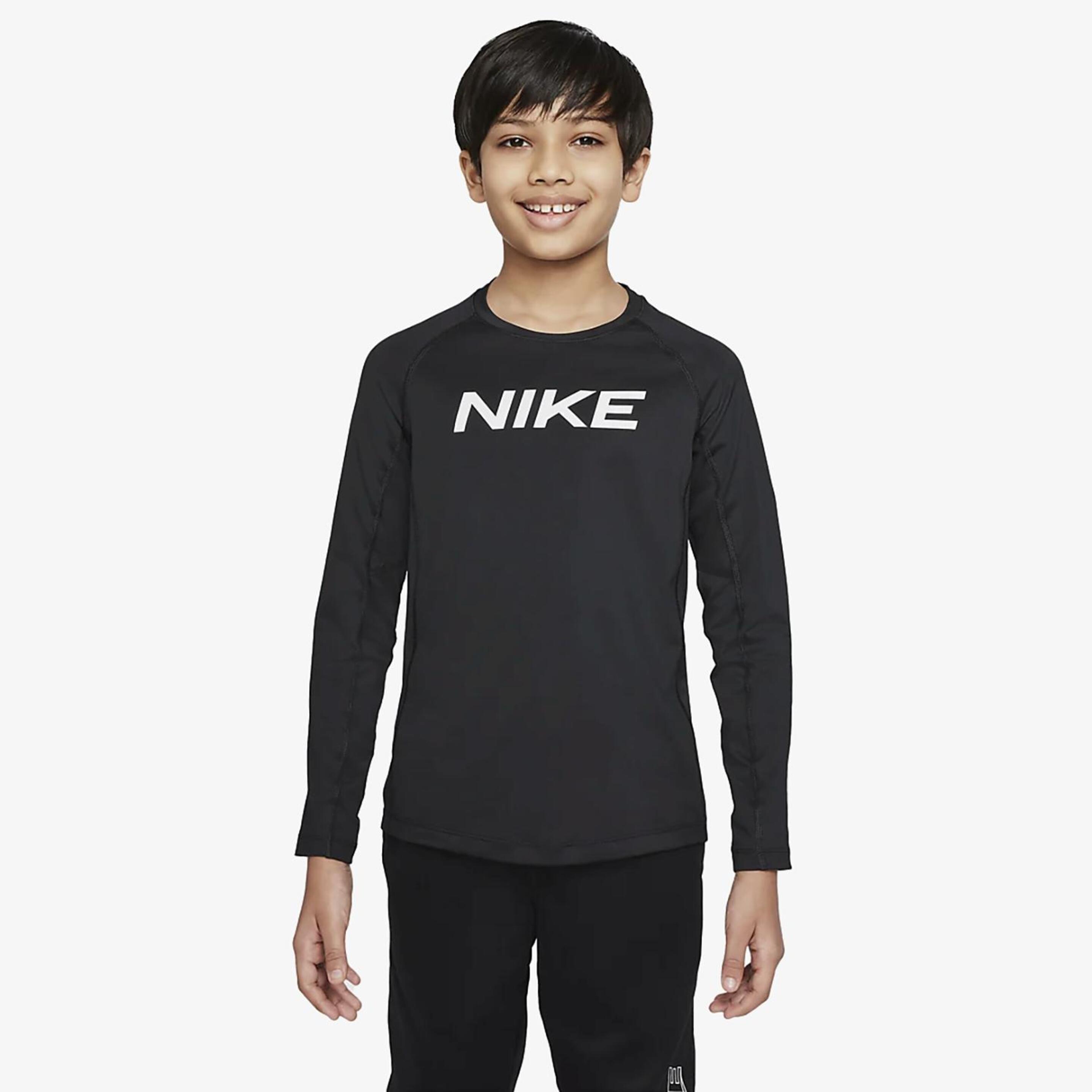 Camiseta Nike - negro - Camiseta Manga Larga Niño