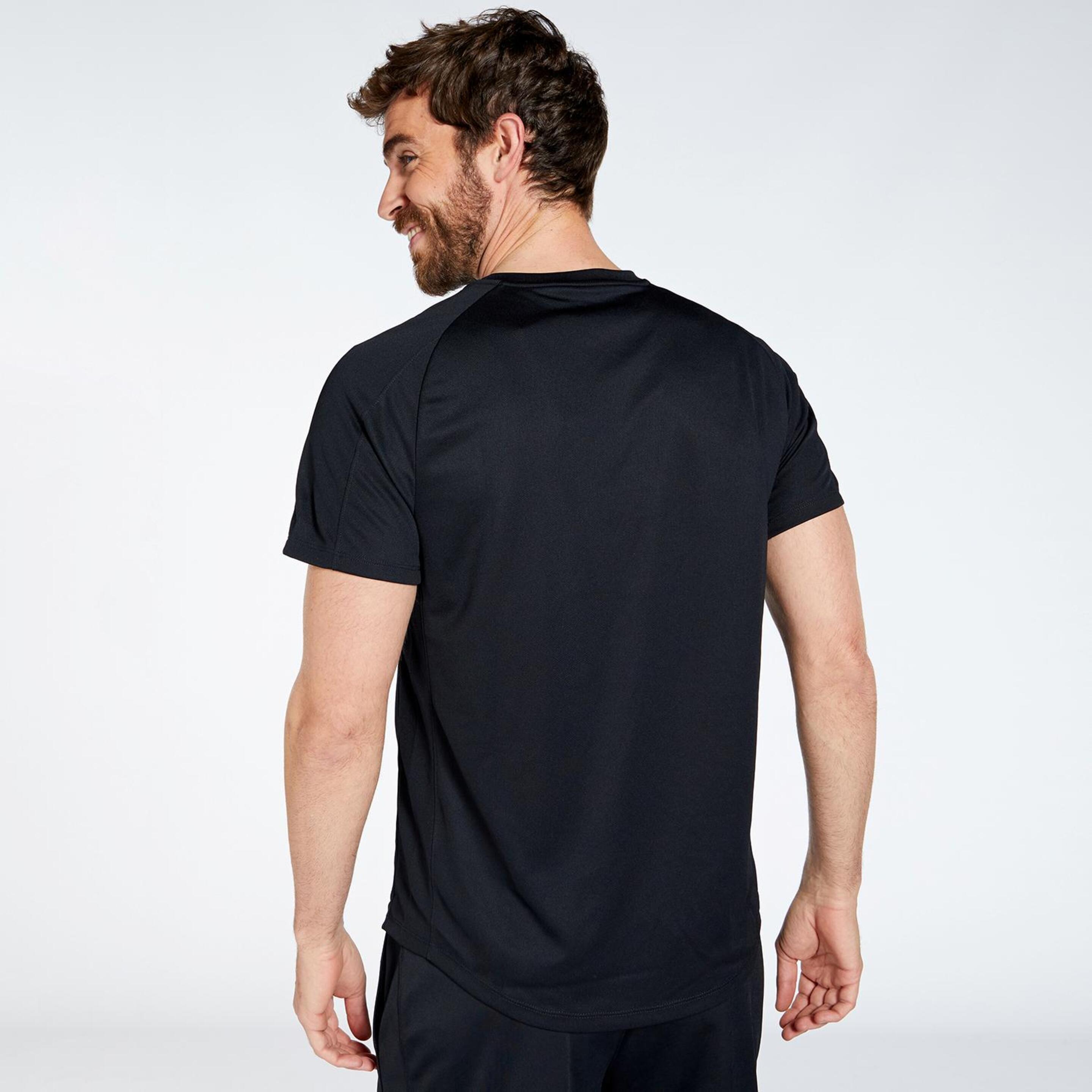 Nike Court Dri FIT - Negro - Camiseta Cuello Pico Hombre