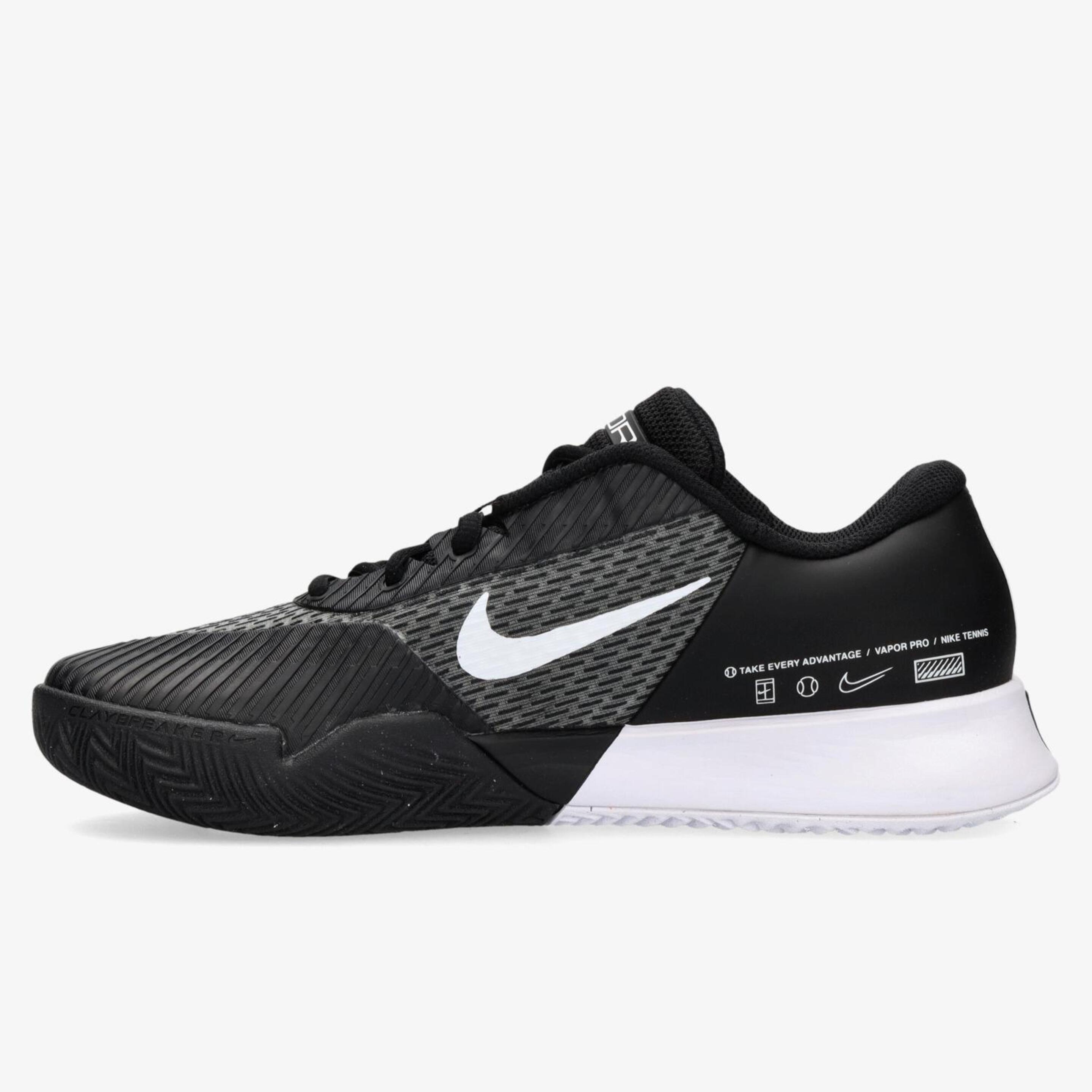 Nike Zoom Vapor Pro 2 - Negro - Zapatillas Tenis Hombre