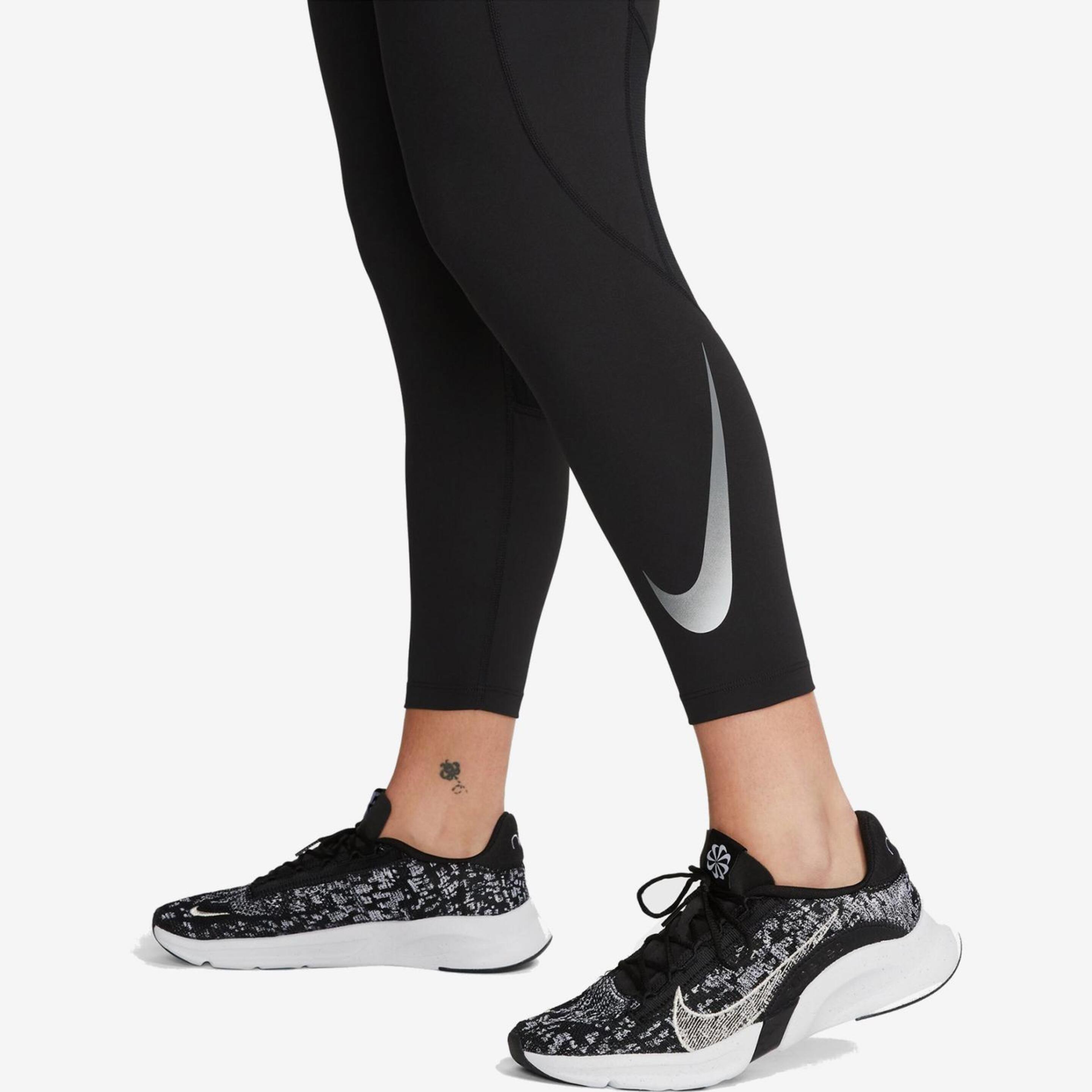 Nike Fast Swosh - Preto - Leggings Running Mulher | Sport Zone