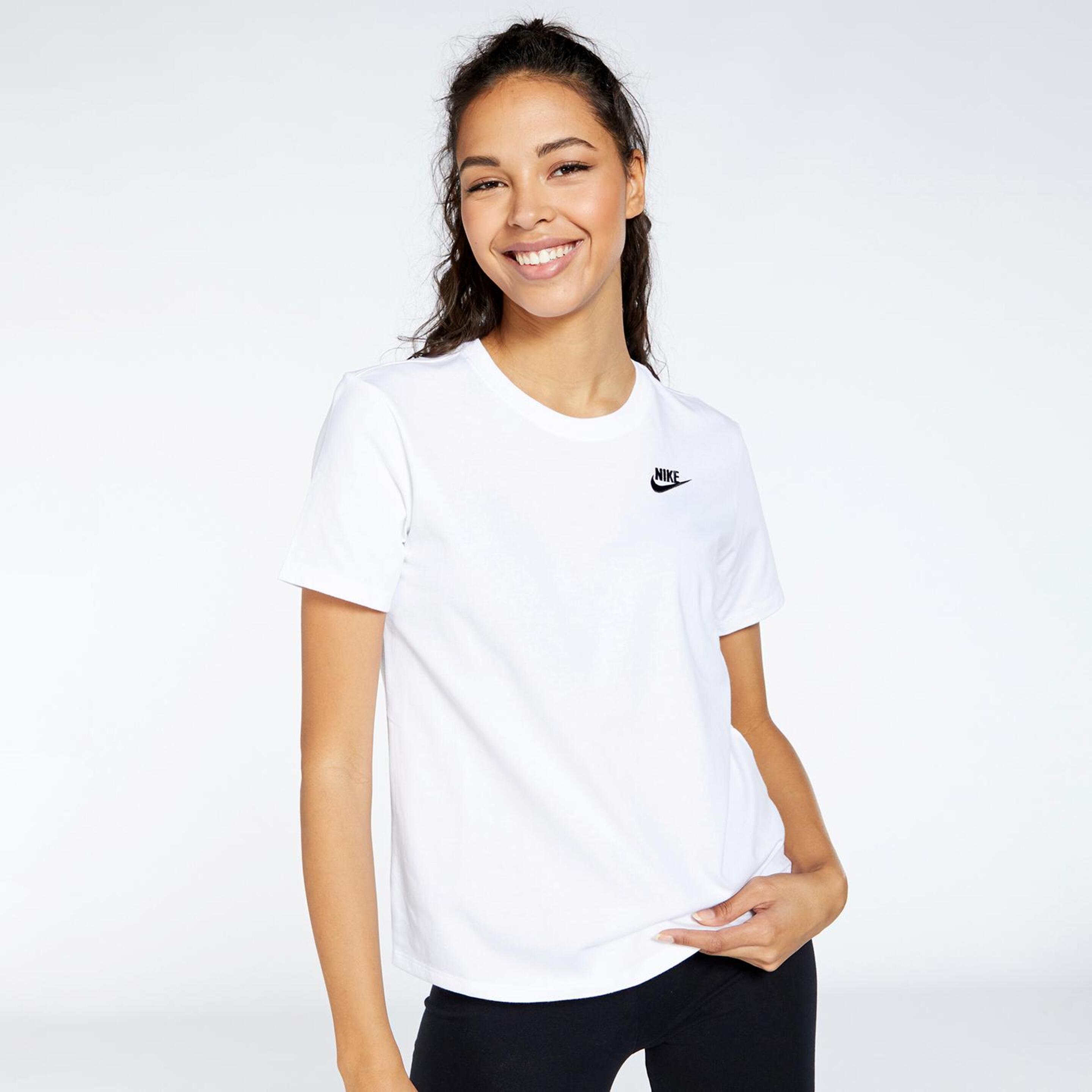 Nike Sportswear Club - blanco - Camiseta Mujer