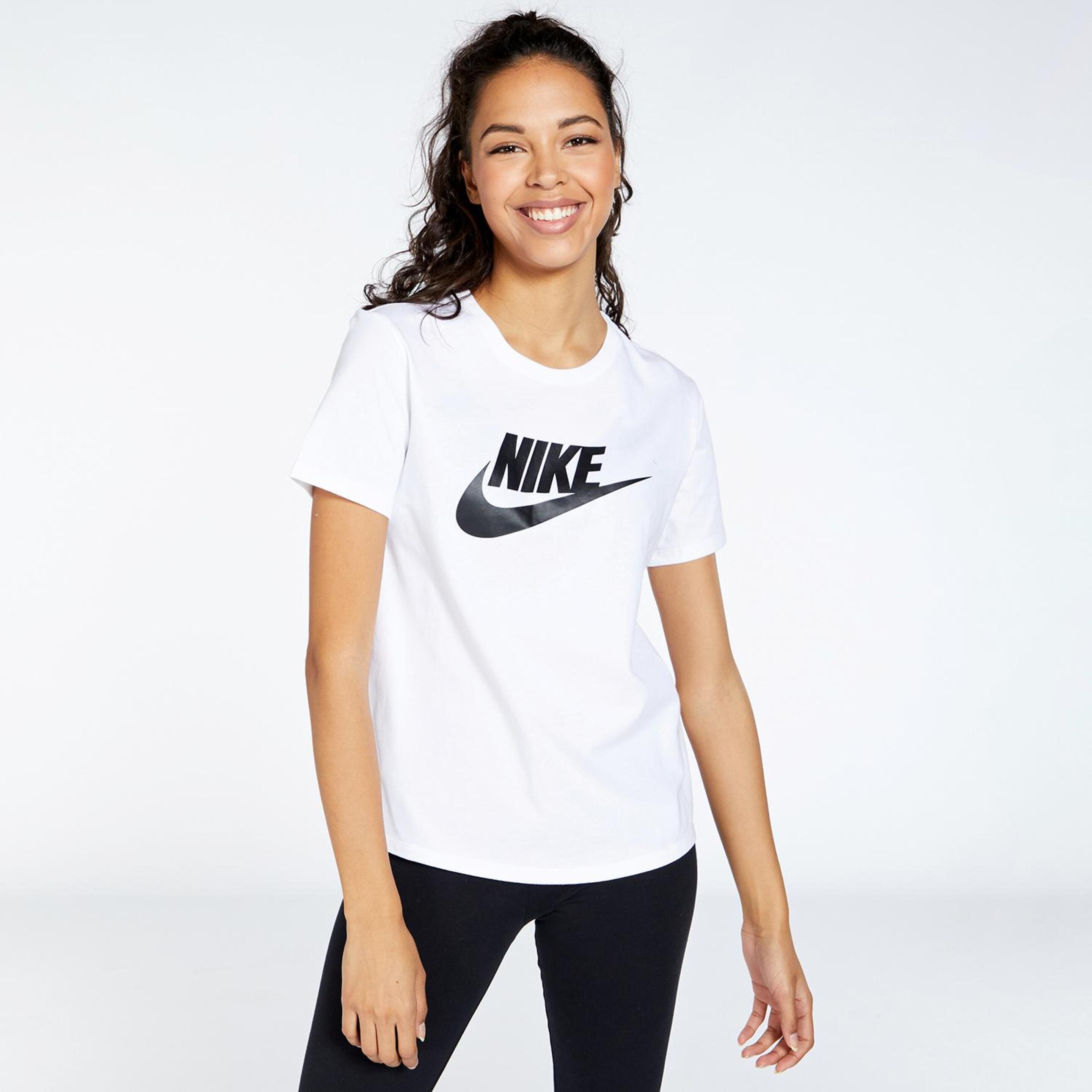 Nike Club Logo - blanco - T-shirt Mulher