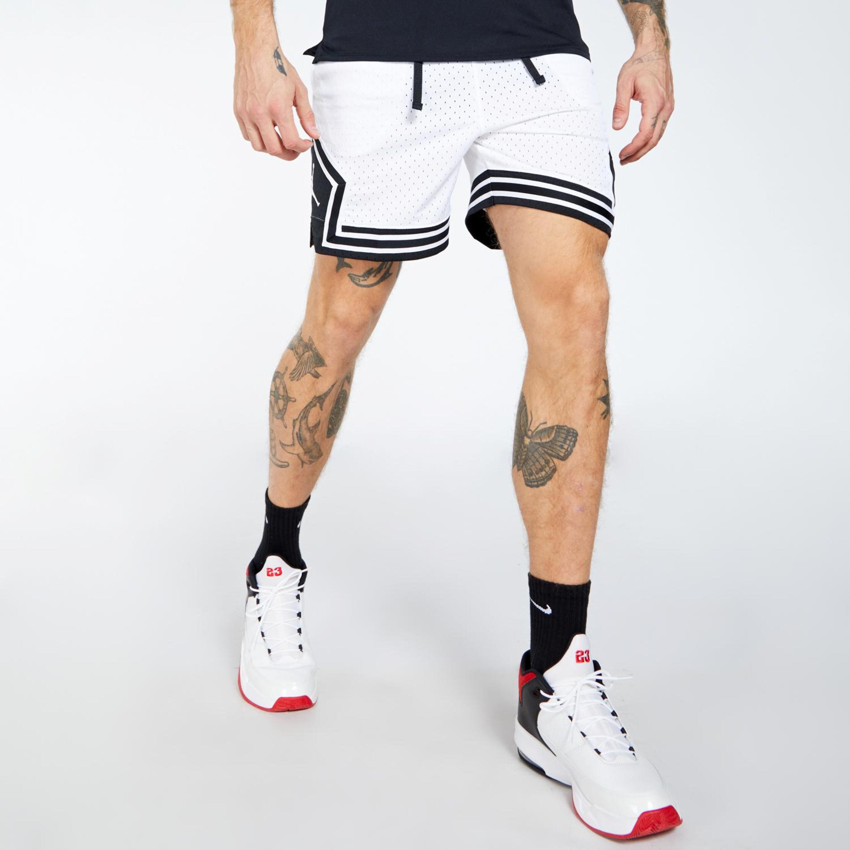 Pantalón Corto Jordan - blanco - Bermuda Deportiva Hombre