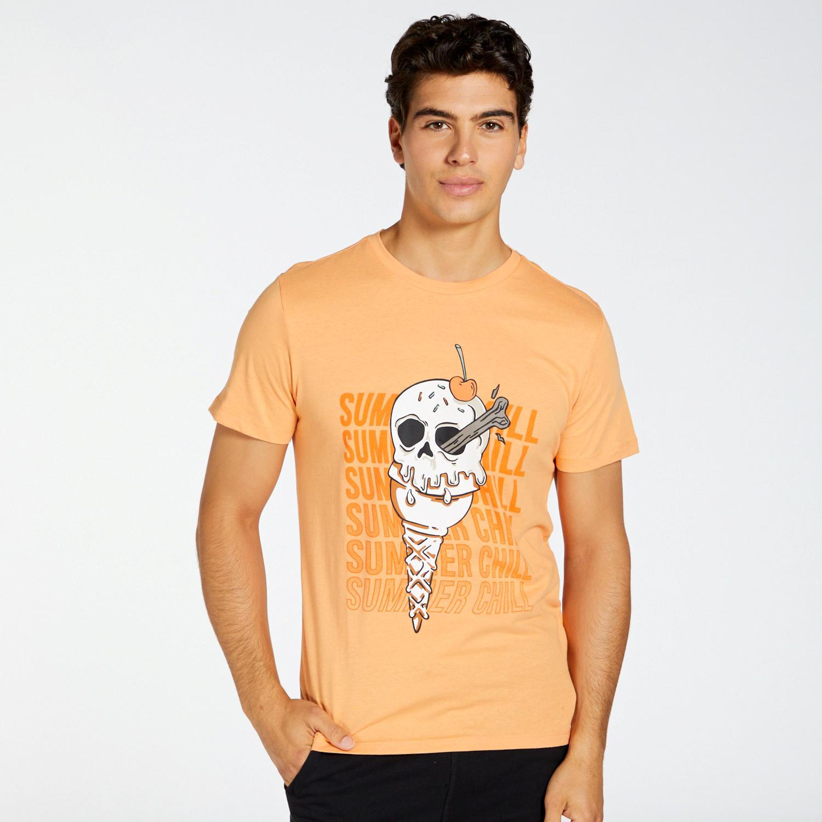 Camiseta Jack & Jones - naranja - Camiseta Hombre