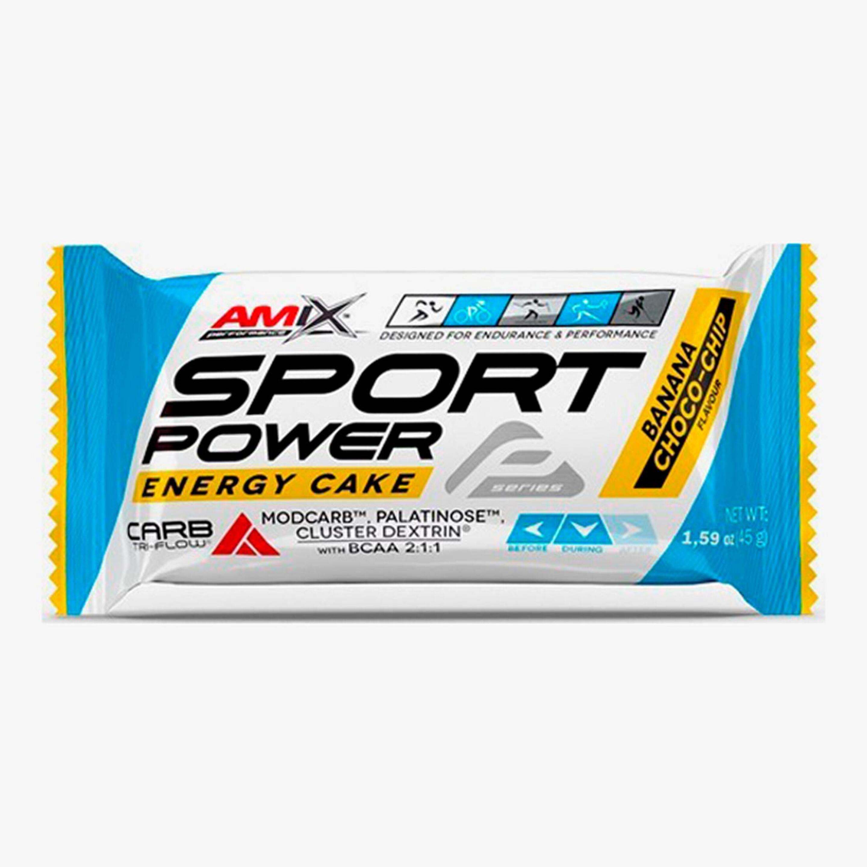 Amix Sport Power Energy - Único - Barra Banana + Chocolate 45g | Sport Zone