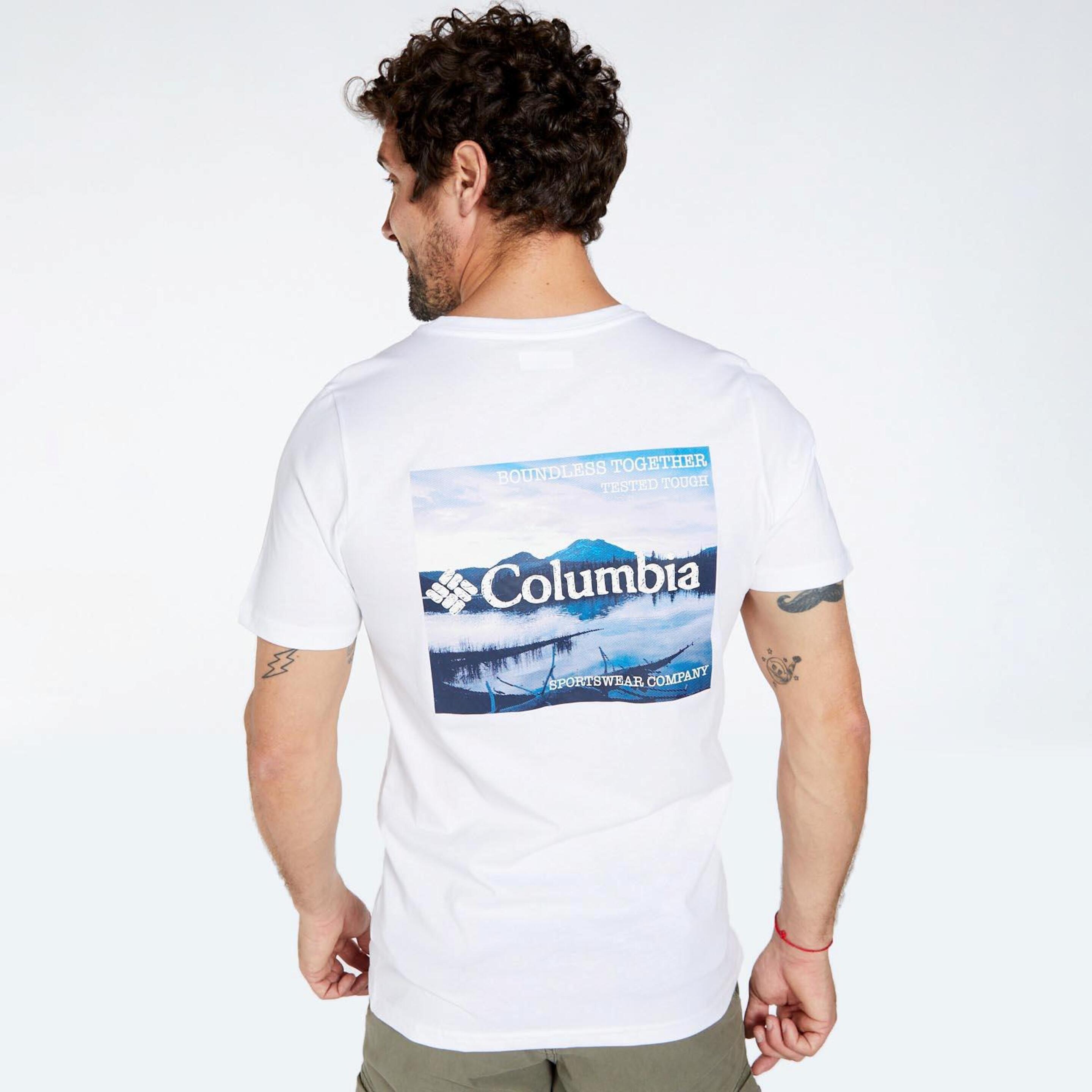 Columbia Rapid Ridge™ - Blanco - Camiseta Hombre