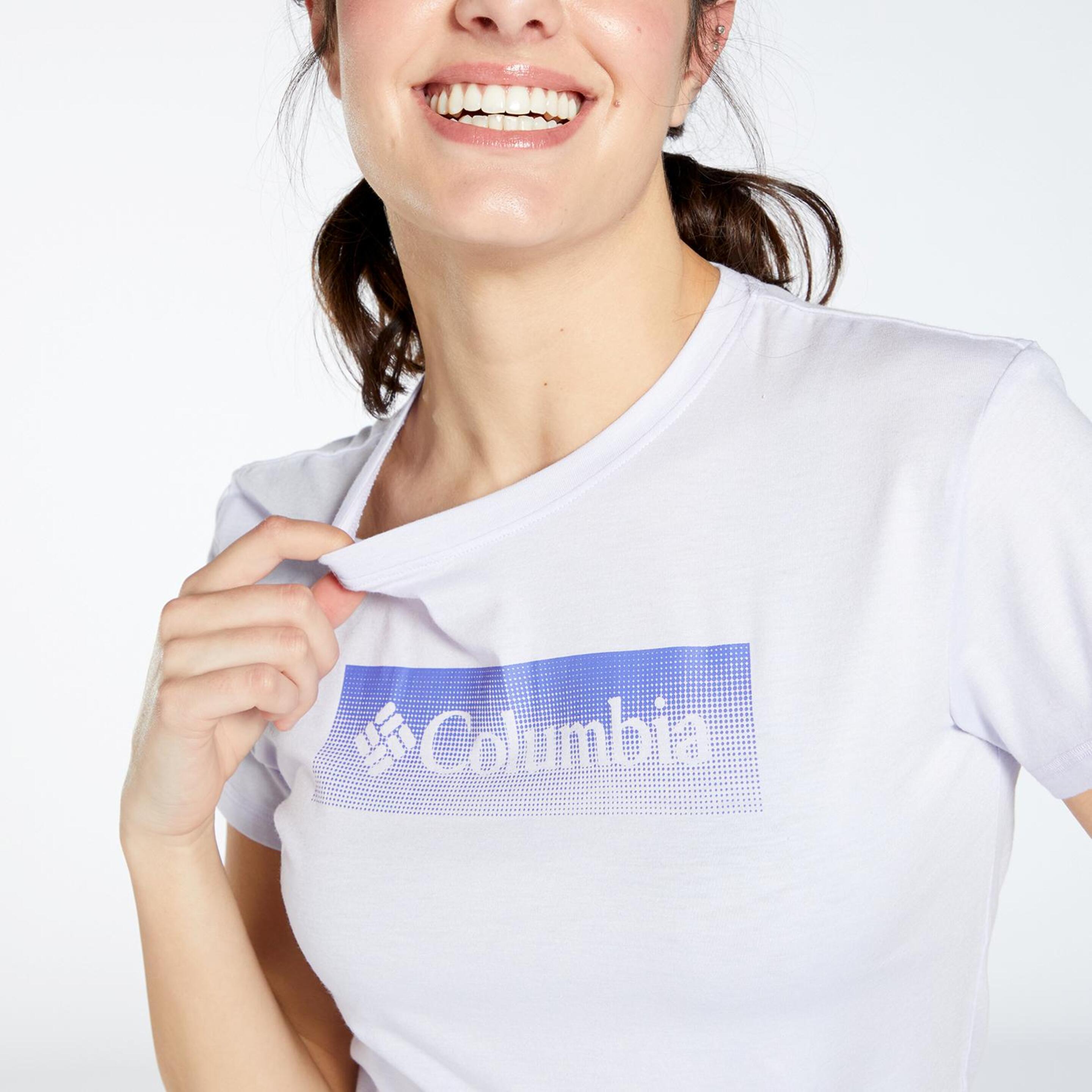 Columbia Sun Trek - Morado - Camiseta Mujer
