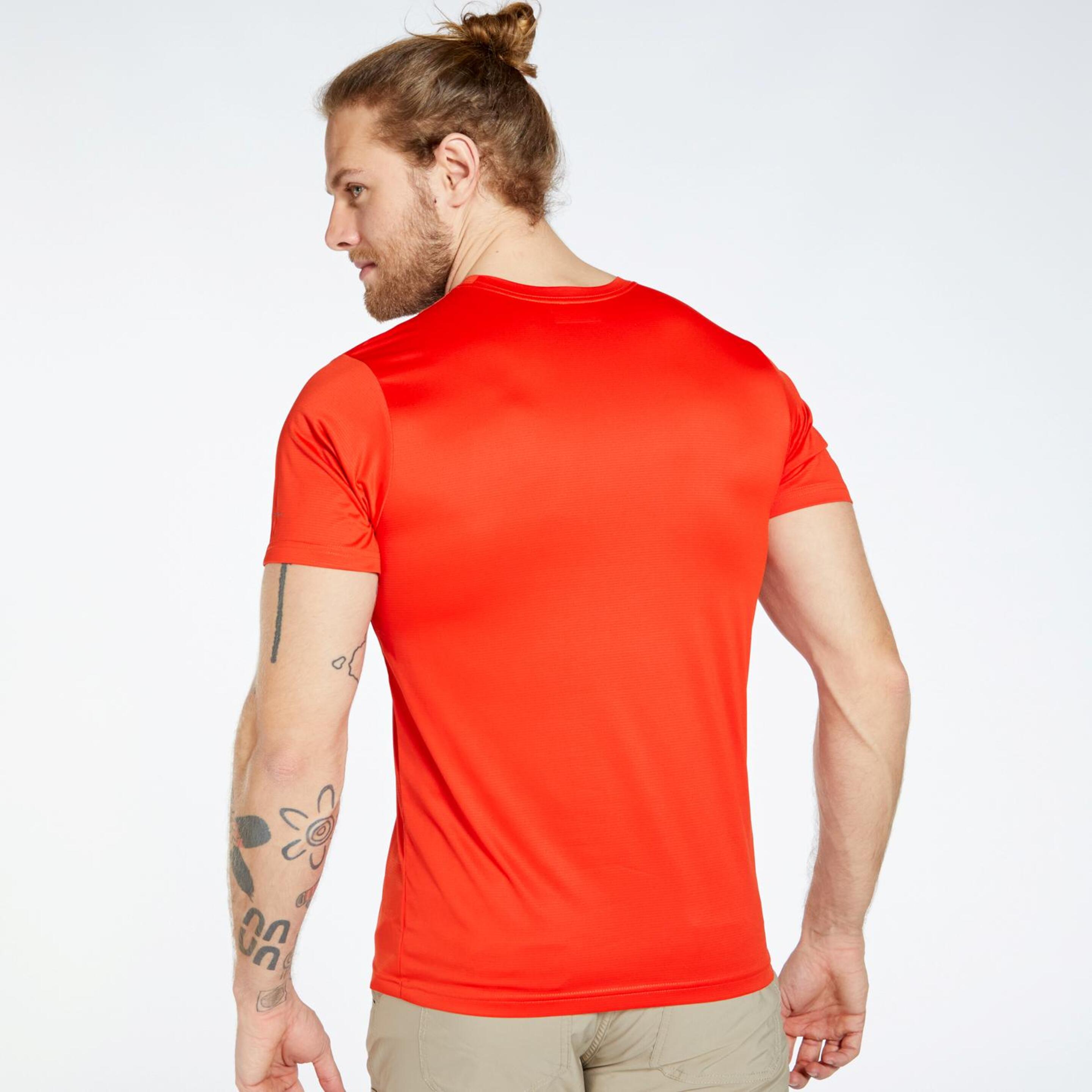 Columbia Hike - Rojo - Camiseta Hombre