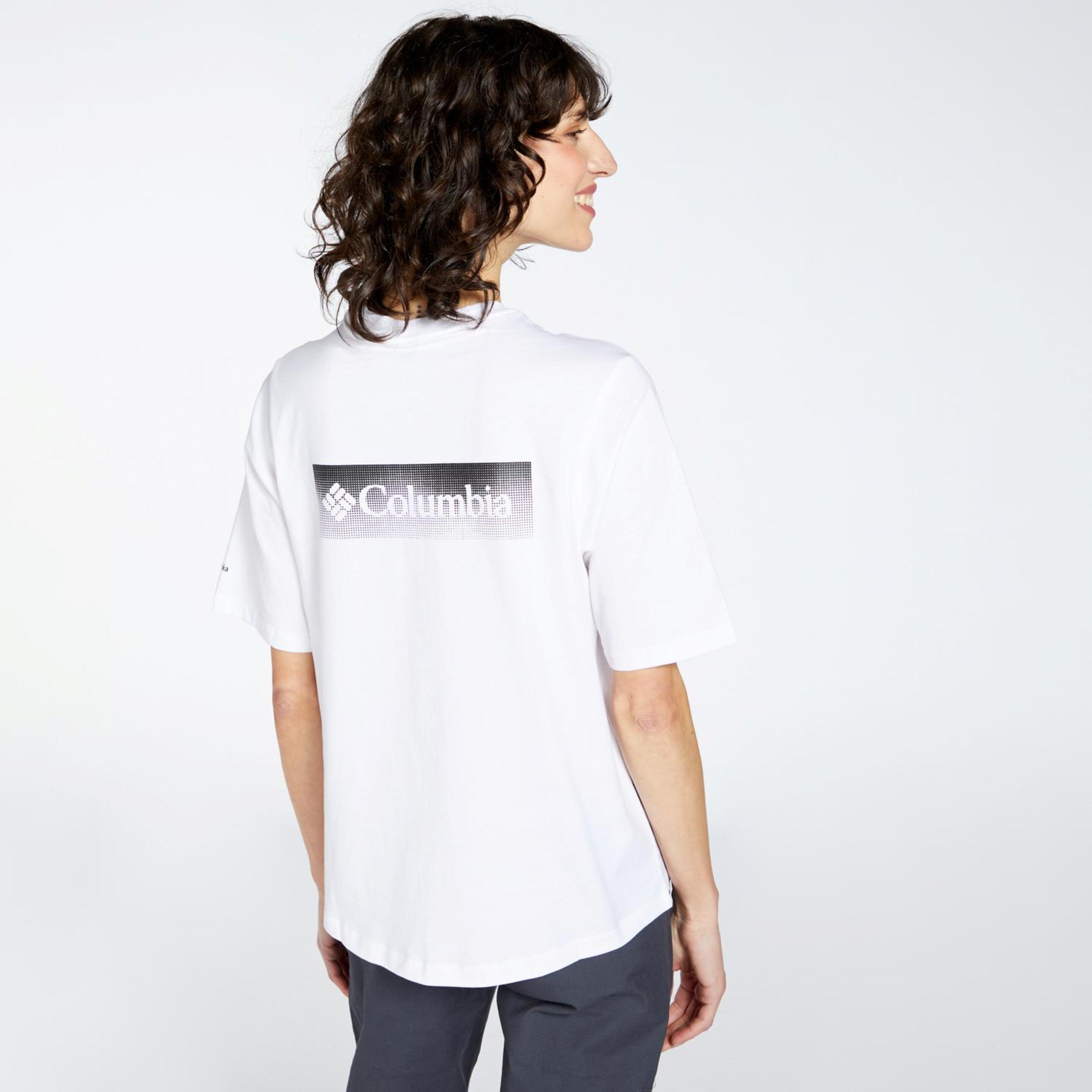 Columbia North - Blanco - Camiseta Mujer