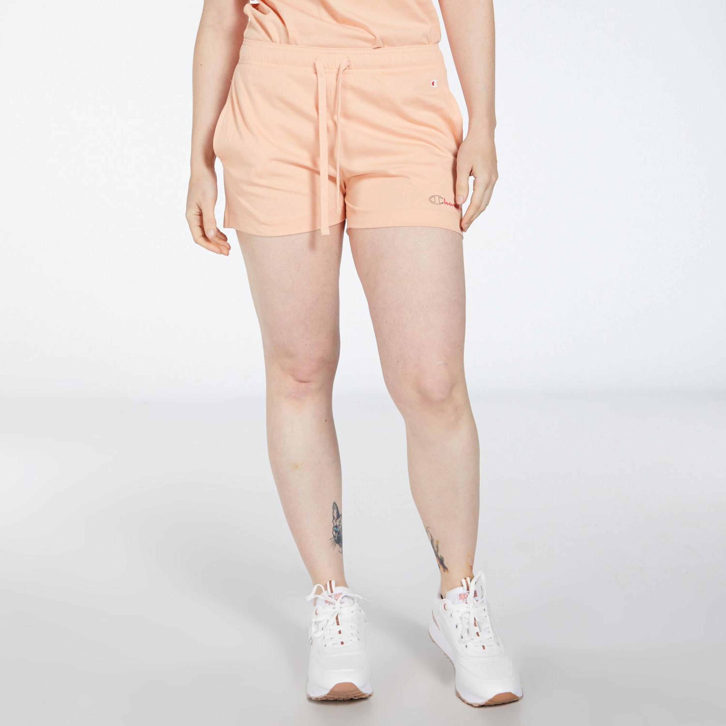 Champion Graphic - naranja - Pantalón Corto Mujer