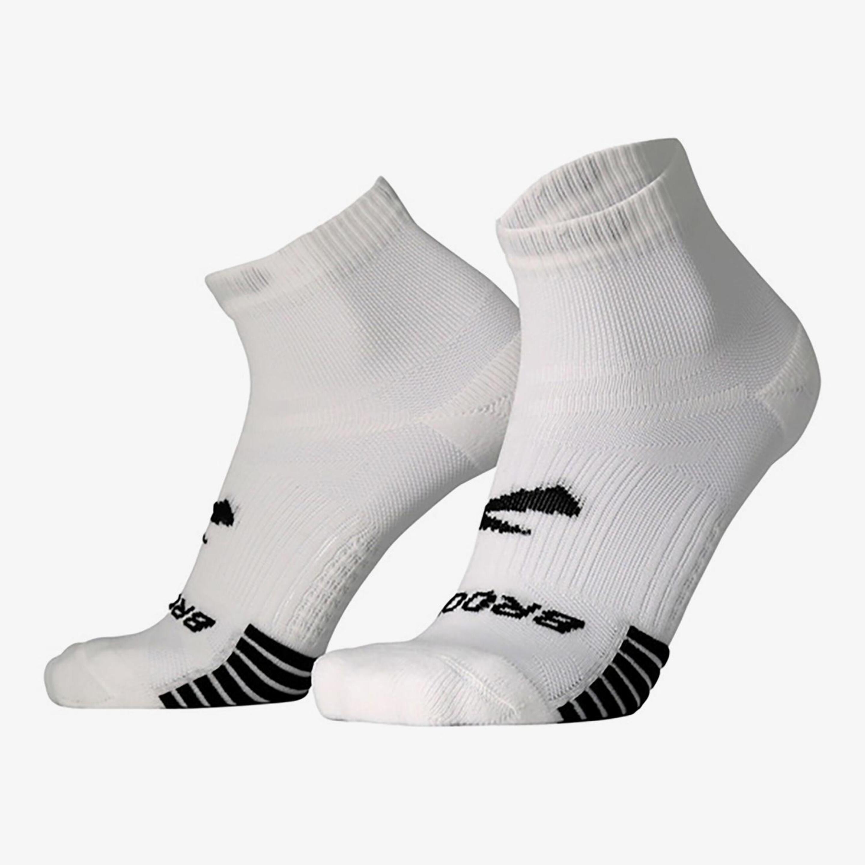 Calcetines Ghost Lite Quarter 2-pack Brooks - blanco - Calcetines Running