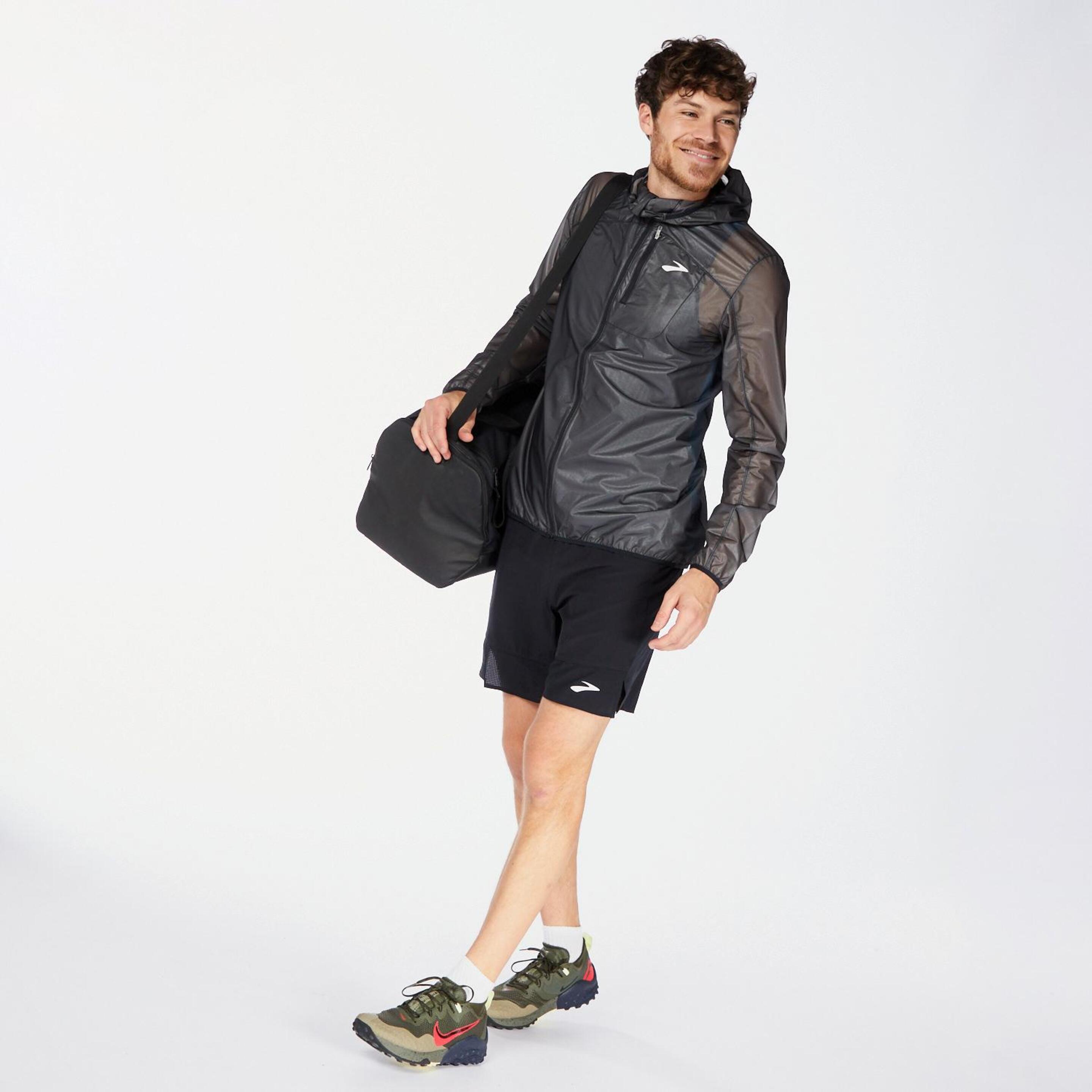 Brooks All Altitude - Preto - Corta-Vento Running Homem | Sport Zone