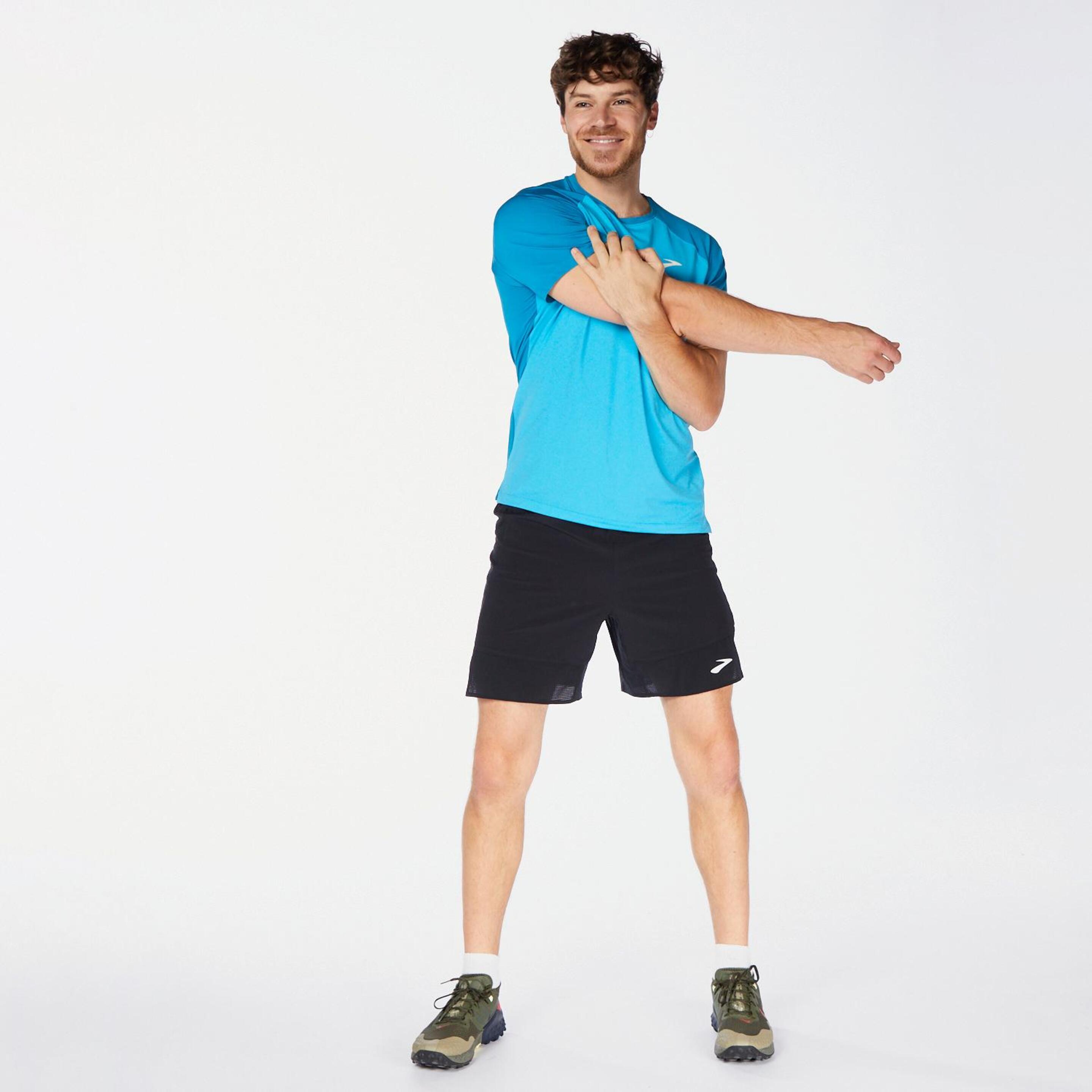 Brooks Atmosphere 2.0 - Azul - T-shirt Running Homem | Sport Zone