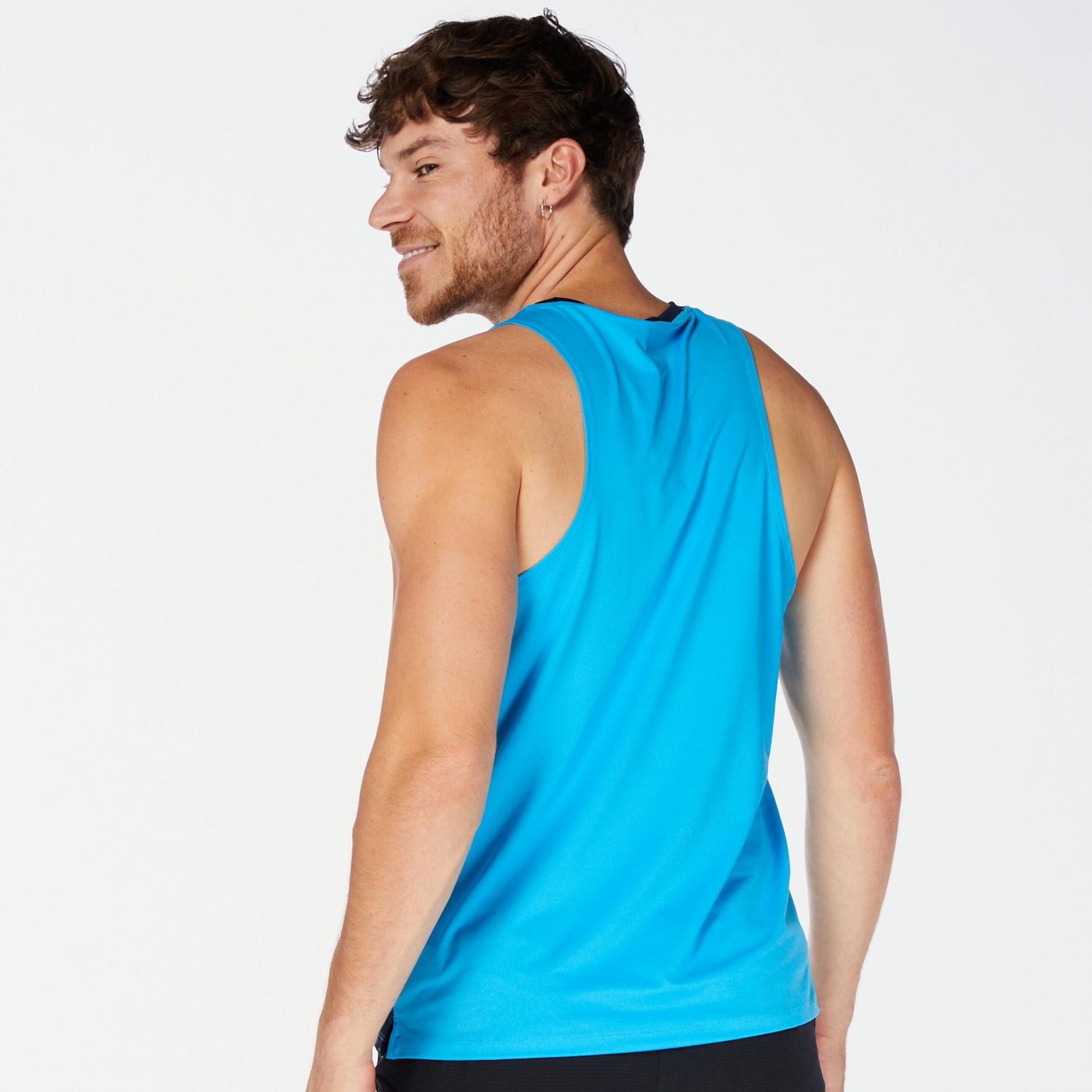 Brooks Atmosphere - Azul - Camiseta Running Hombre