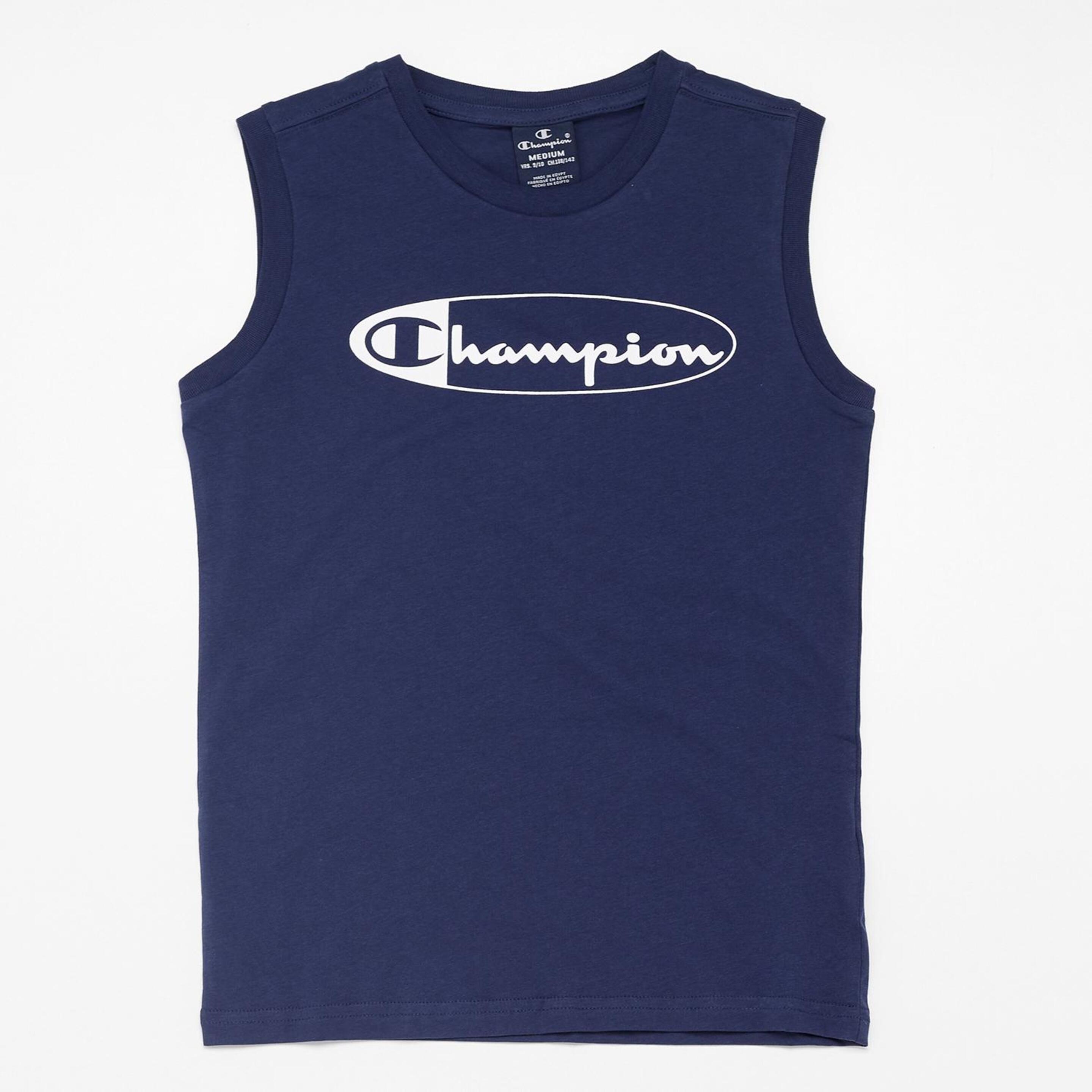 Camiseta Champion - azul - Camiseta Tirantes Niño