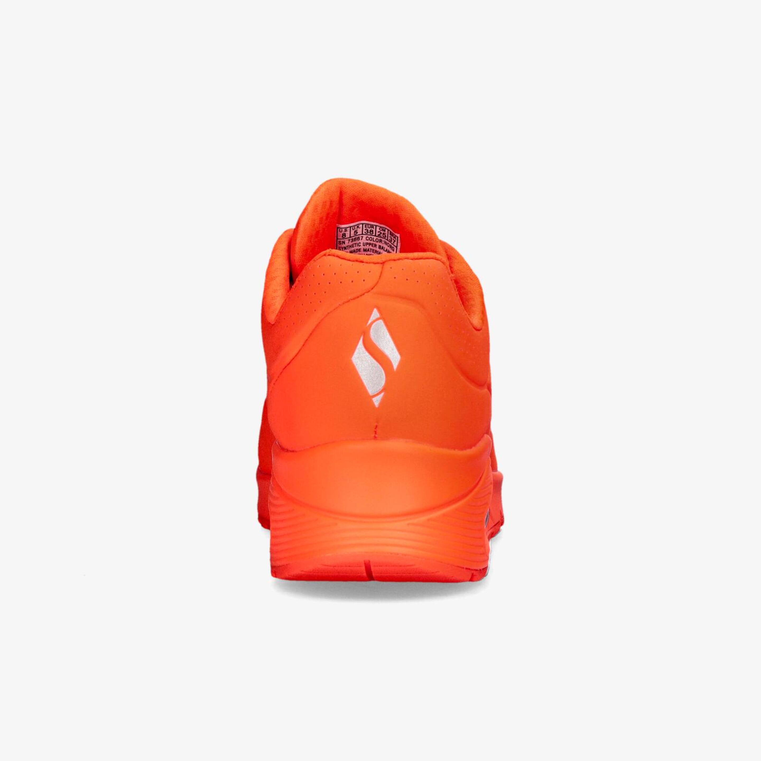 Skechers Uno - Naranja - Zapatillas Mujer