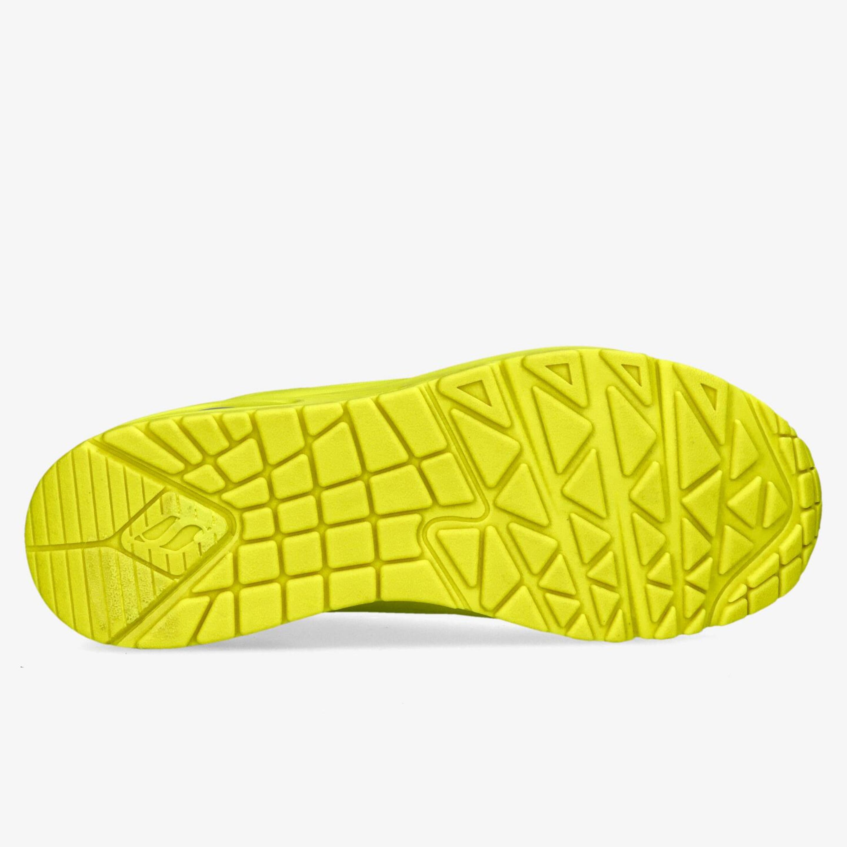 Skechers Uno - Amarillo - Zapatillas Mujer