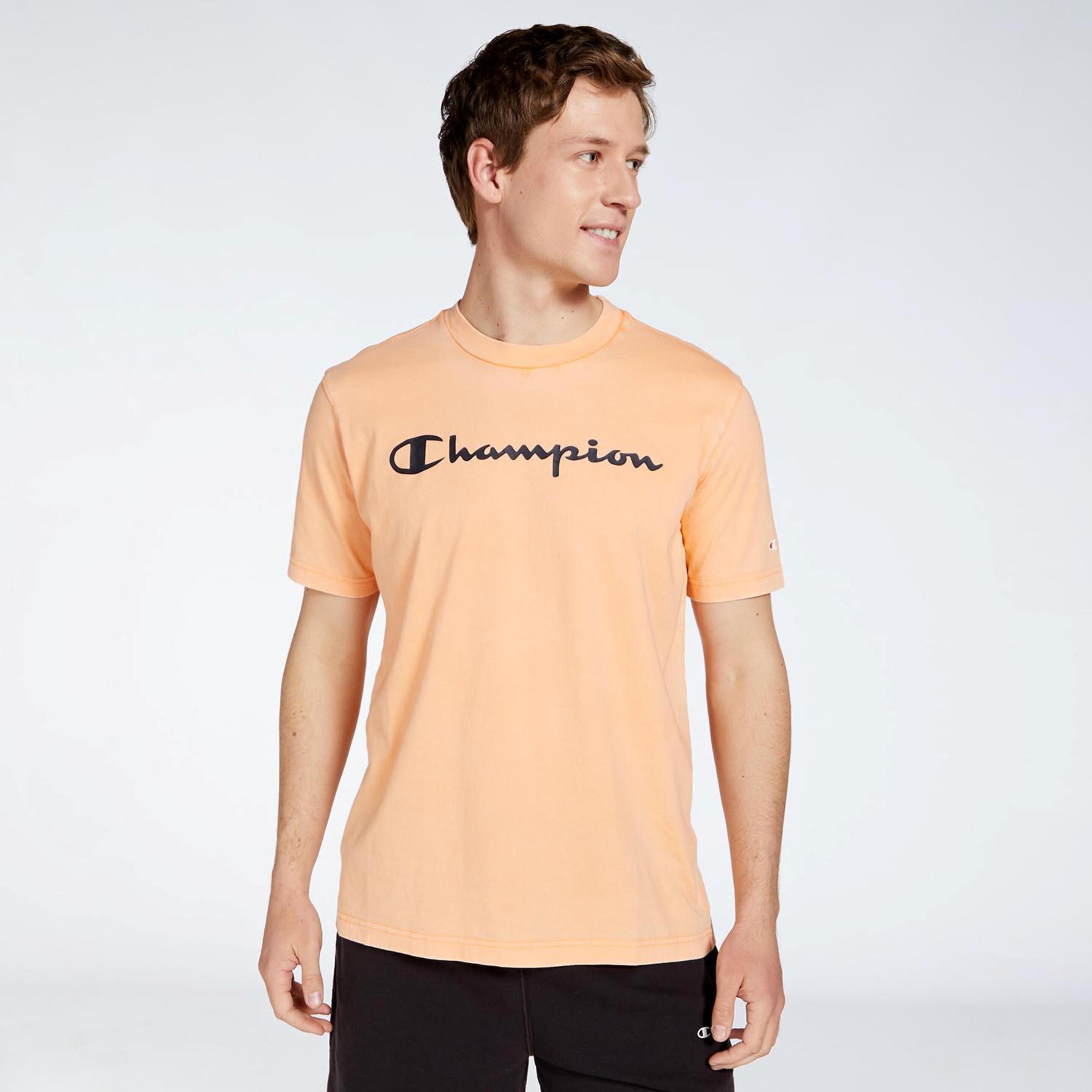 Champion Old - Amarillo - Camiseta Hombre