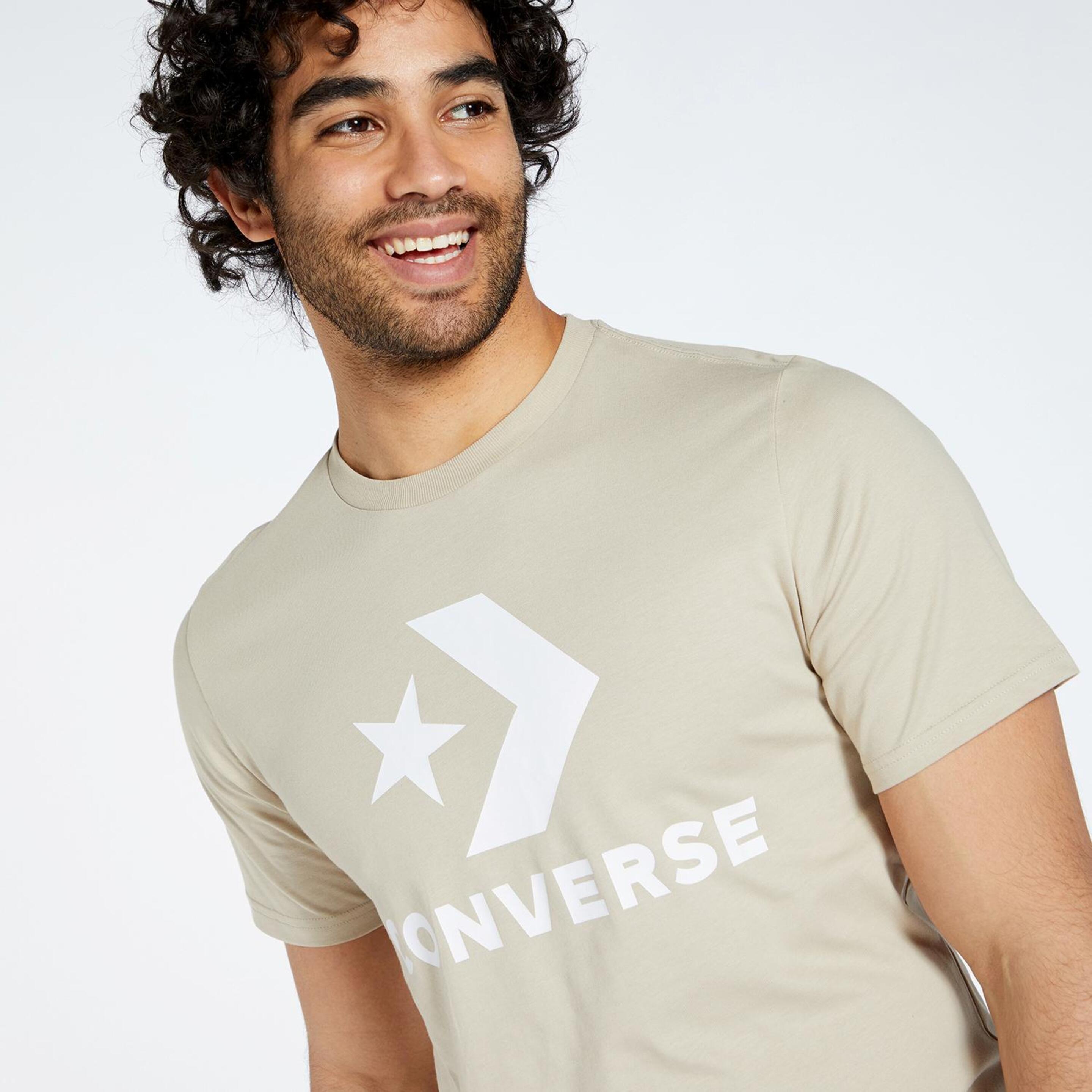 Converse Star Chevron - Gris - Camiseta Hombre