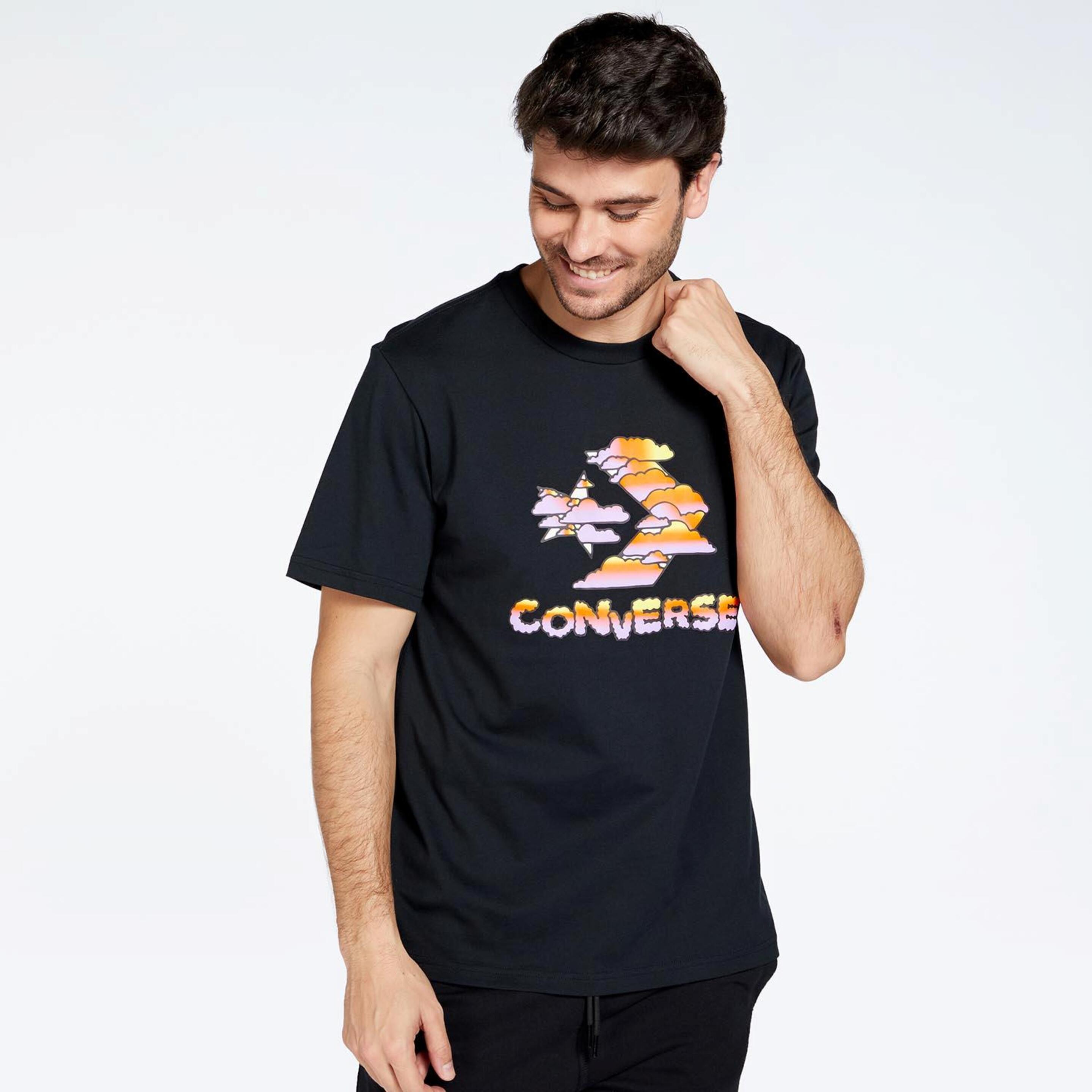 Converse Star Chevron - negro - Camiseta Hombre