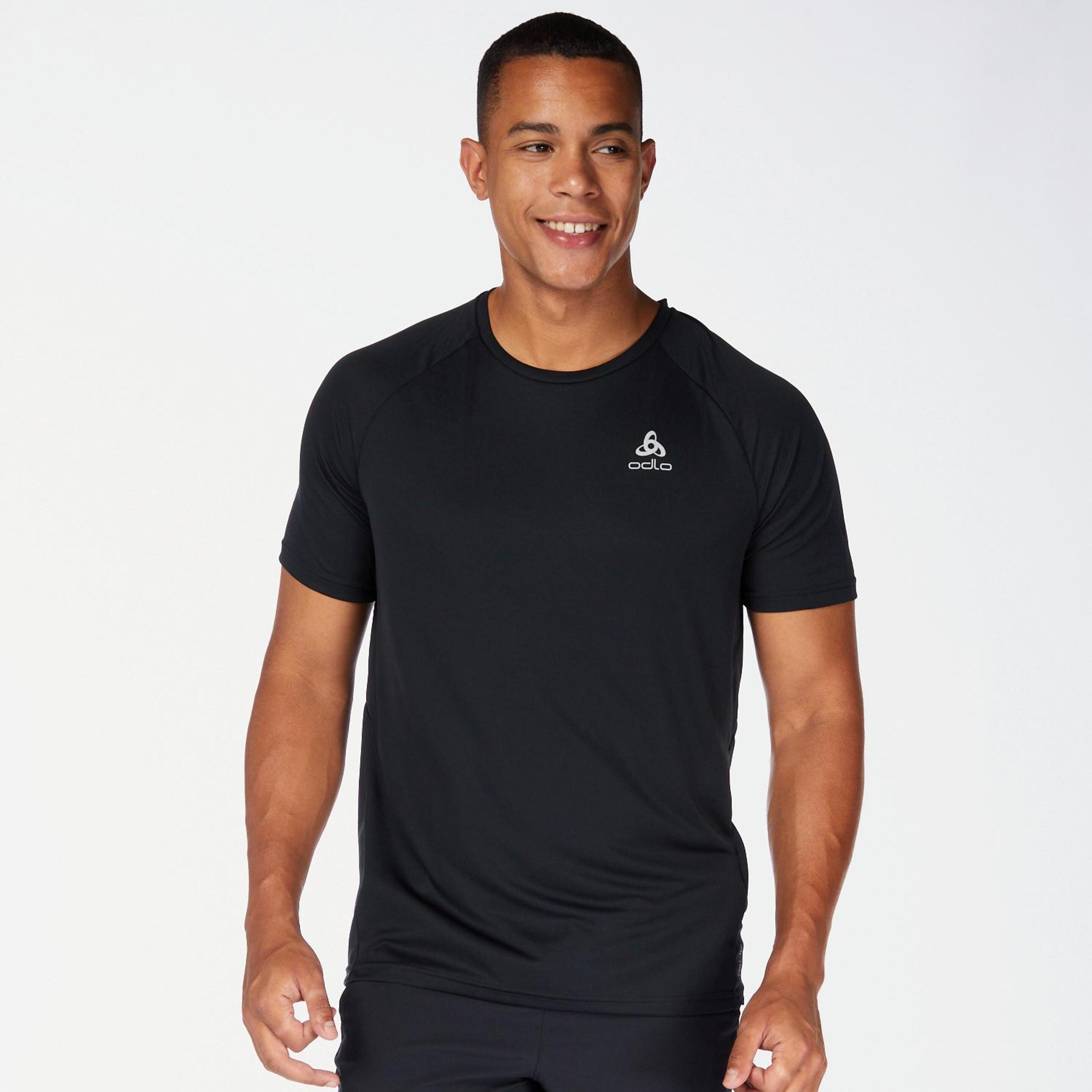 Odlo Essential - negro - Camiseta Running Hombre
