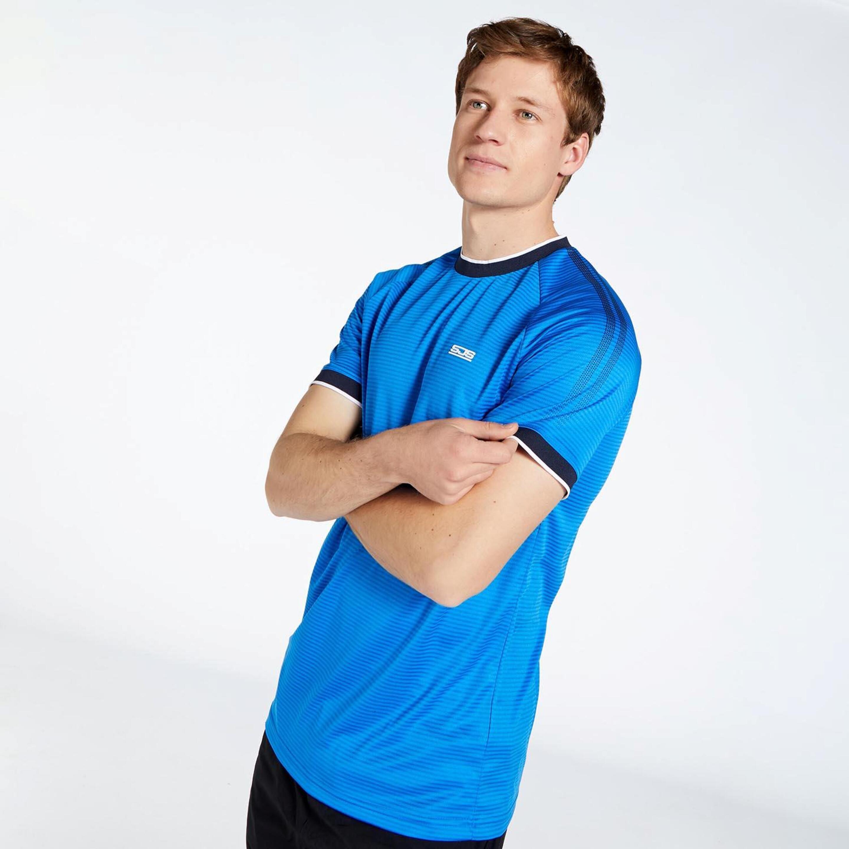 Sjeng Patelo - Azul - Camiseta Tenis Hombre