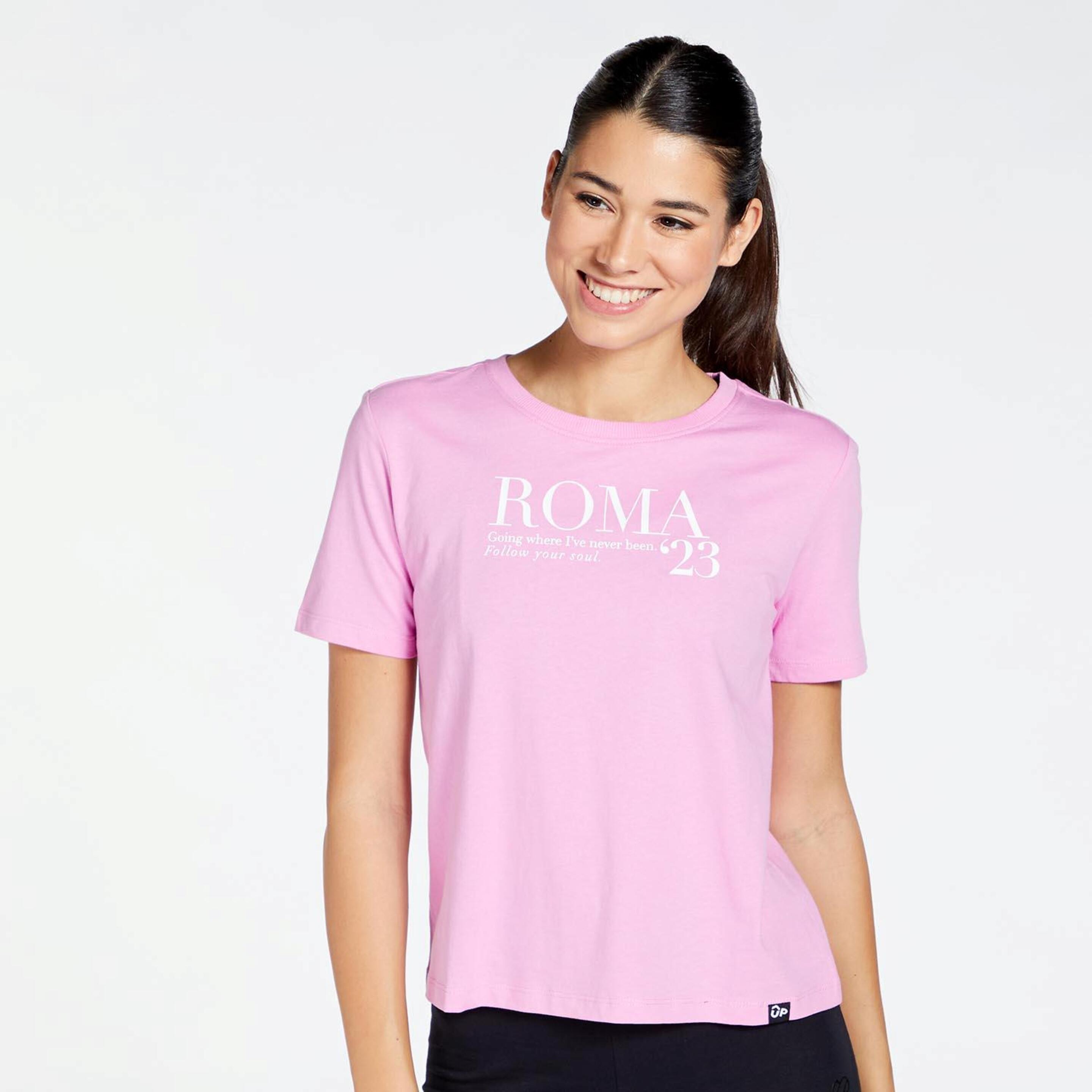 Basic Sra Camiseta Mc Roma