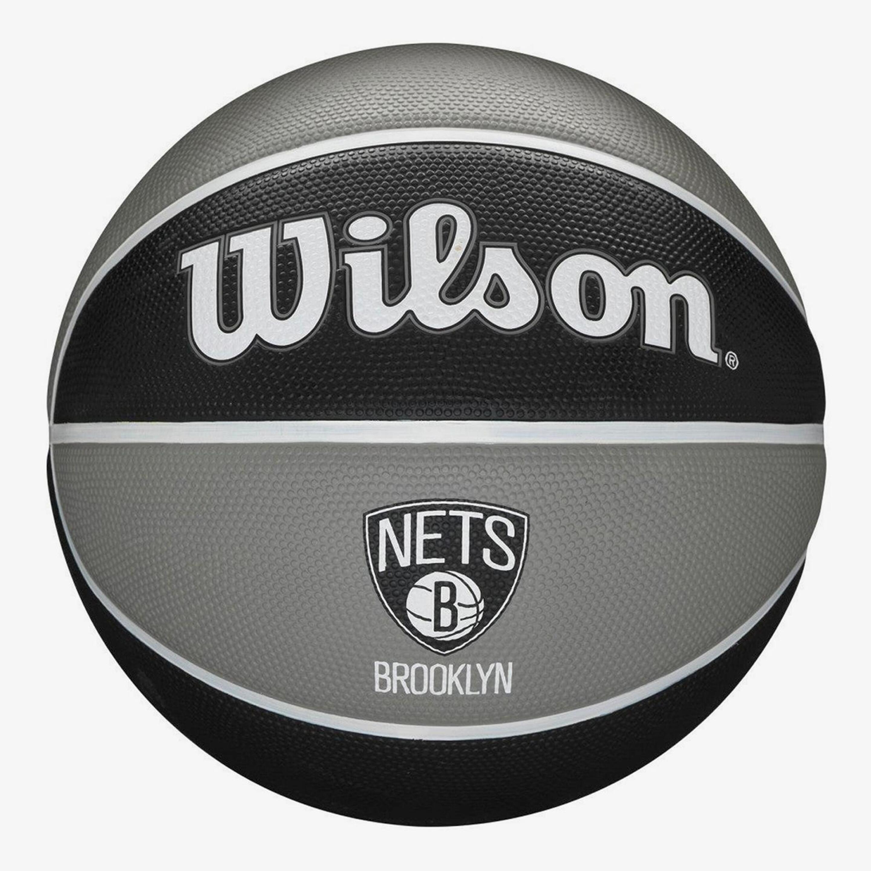 Wilson Brooklyn Nets - negro - Balón Baloncesto